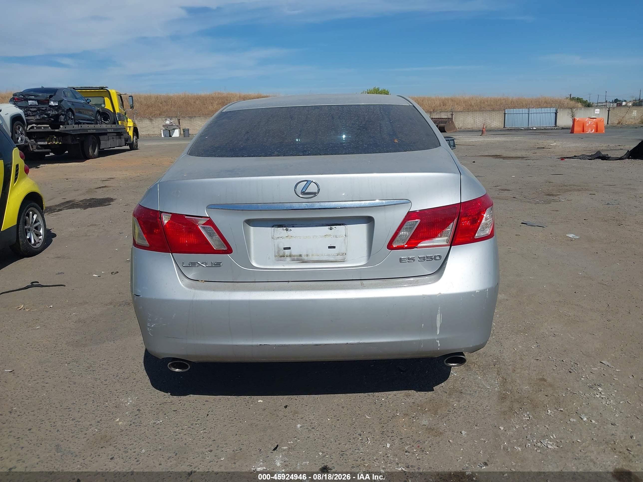 2009 Lexus Es 350 Серебряный vin: JTHBJ46G892339803