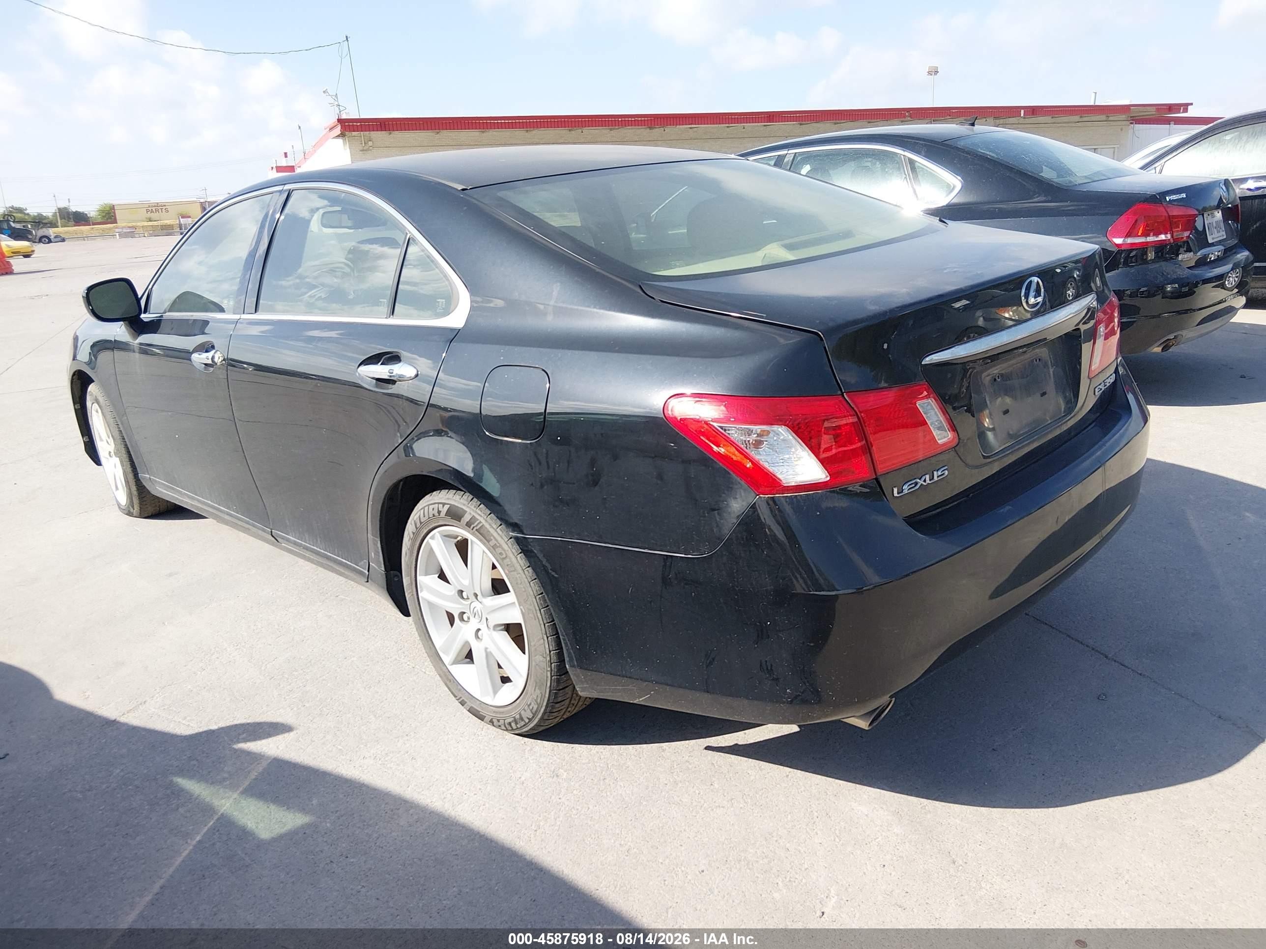 2007 Lexus Es 350   Black vin: JTHBJ46G972006541