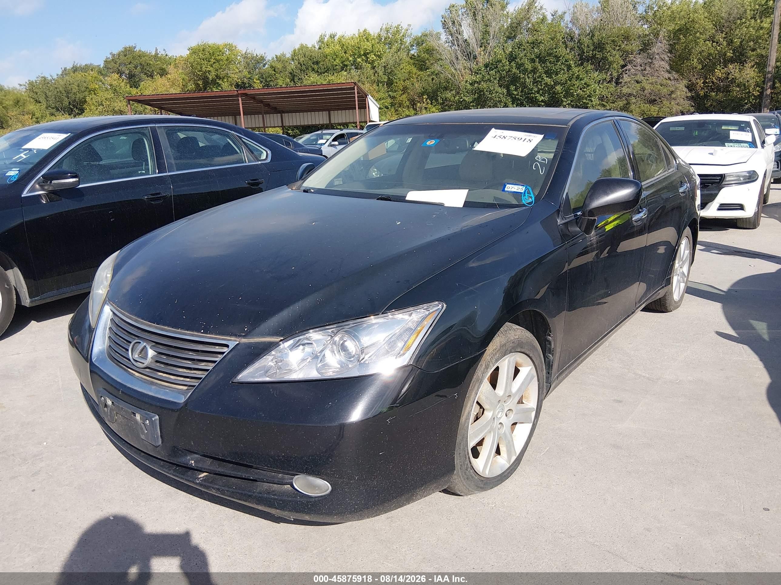 2007 Lexus Es 350   Black vin: JTHBJ46G972006541