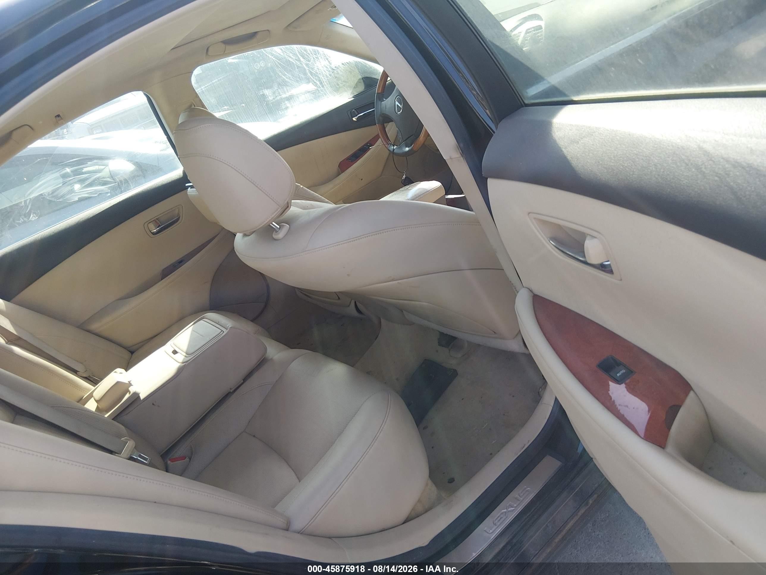 2007 Lexus Es 350   Black vin: JTHBJ46G972006541
