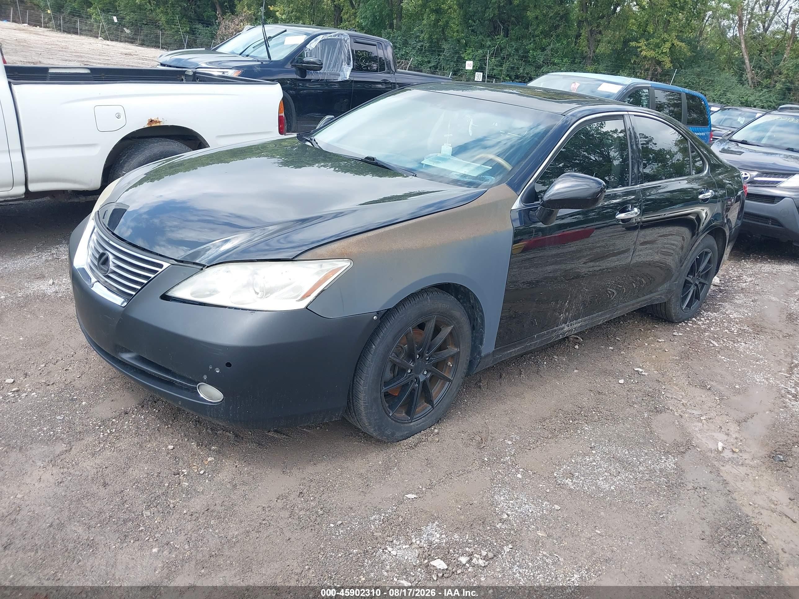 2007 Lexus Es 350   Black vin: JTHBJ46G972015417