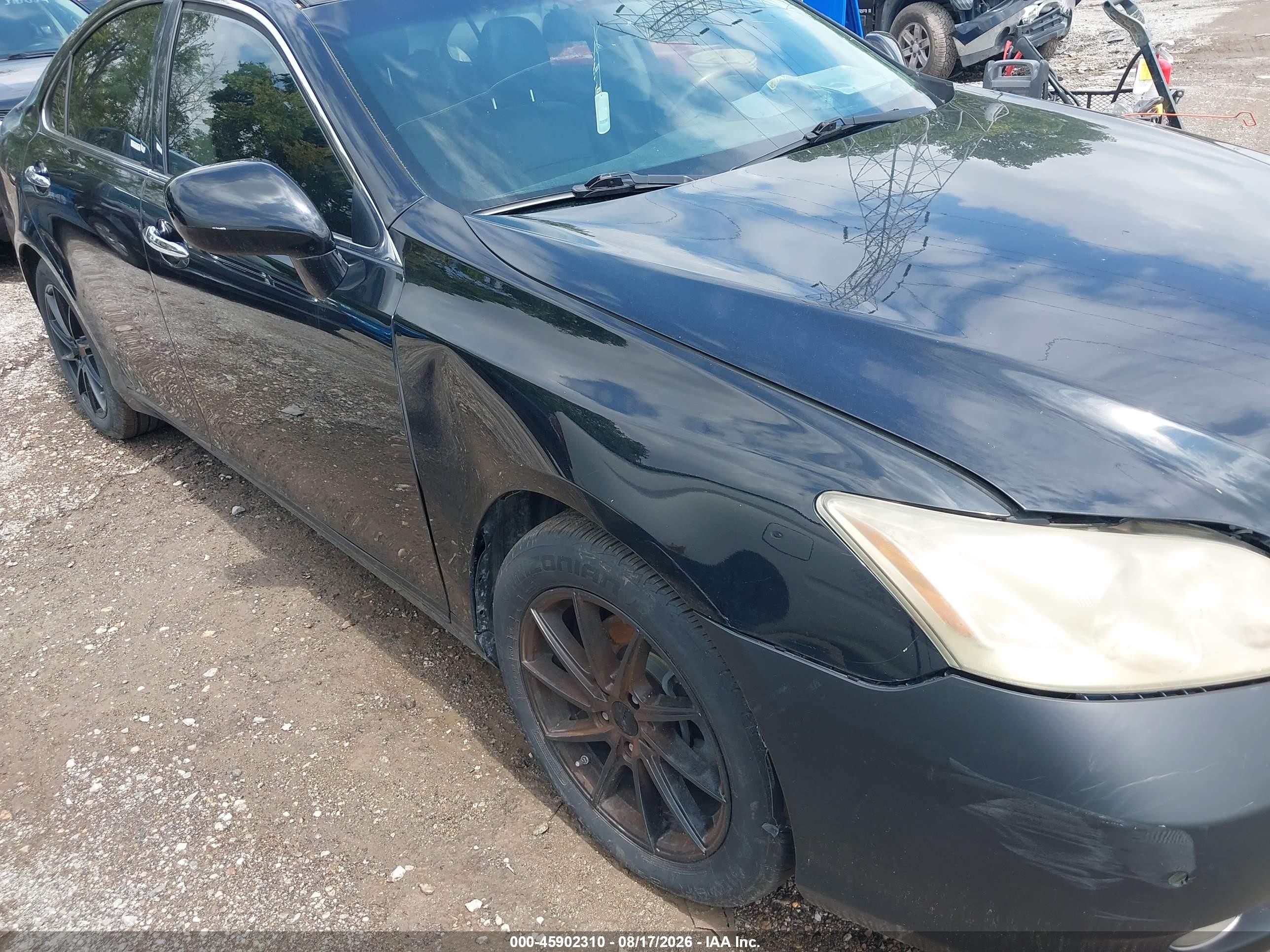 2007 Lexus Es 350   Black vin: JTHBJ46G972015417