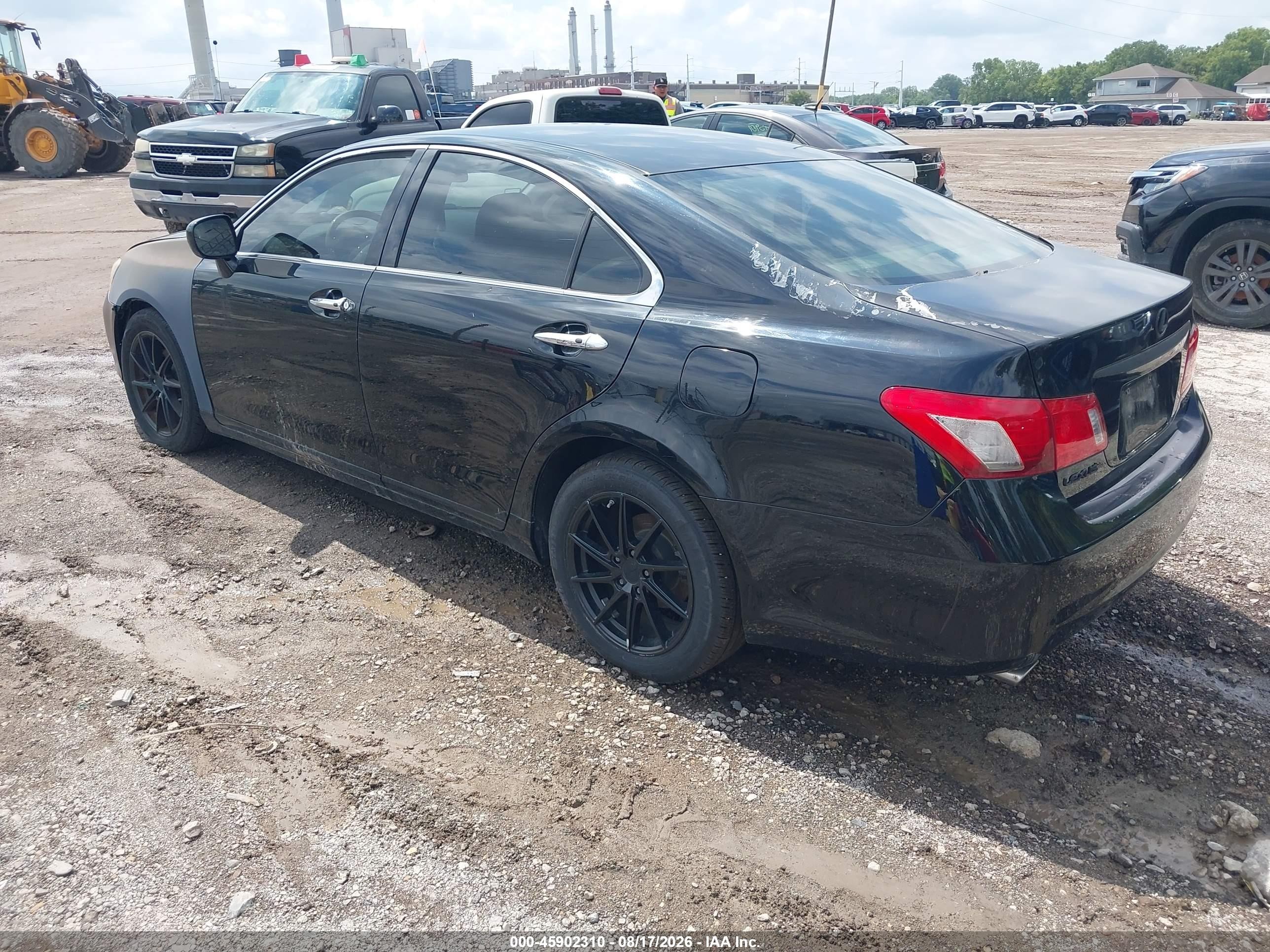 2007 Lexus Es 350   Black vin: JTHBJ46G972015417