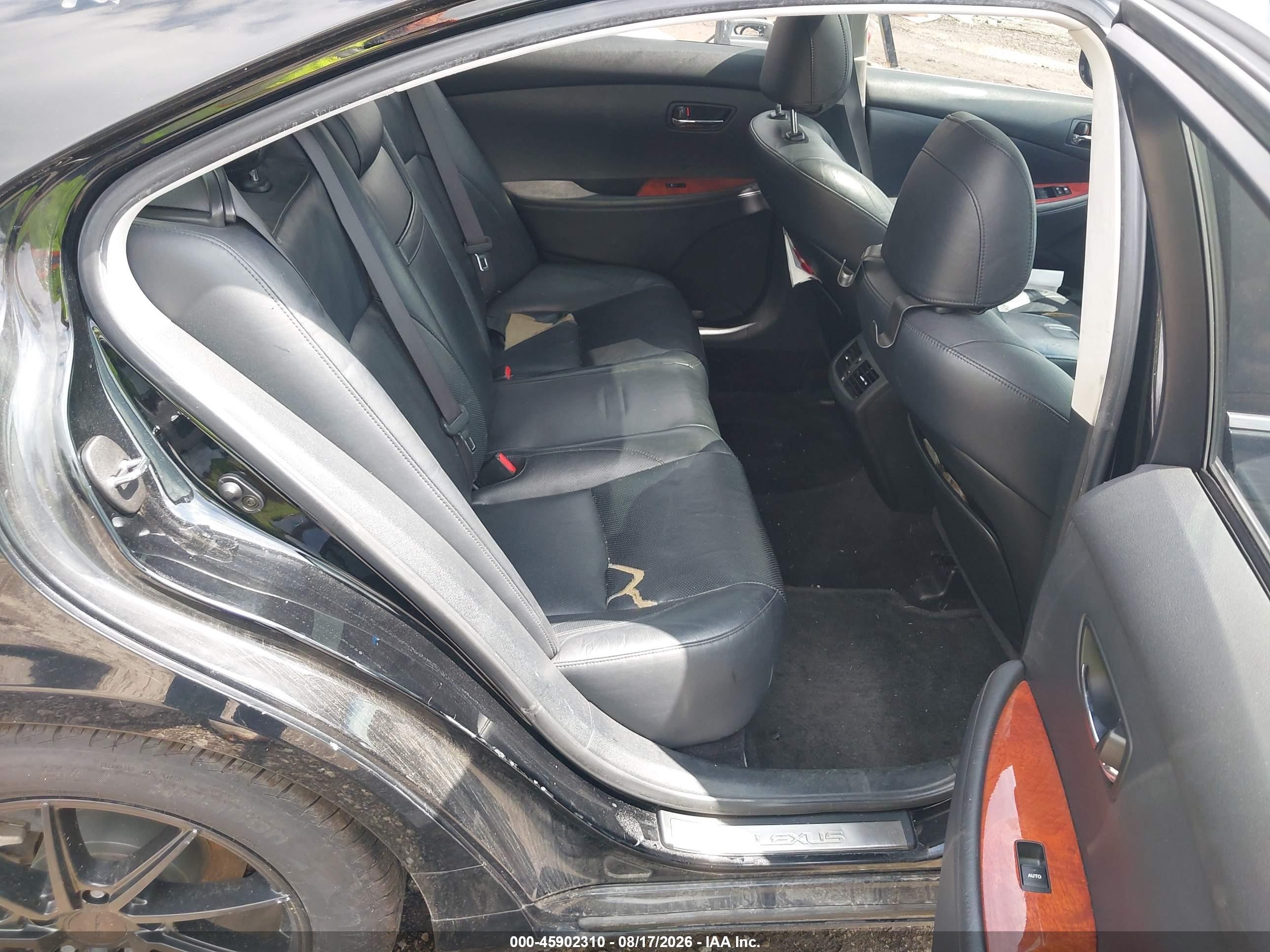 2007 Lexus Es 350   Black vin: JTHBJ46G972015417