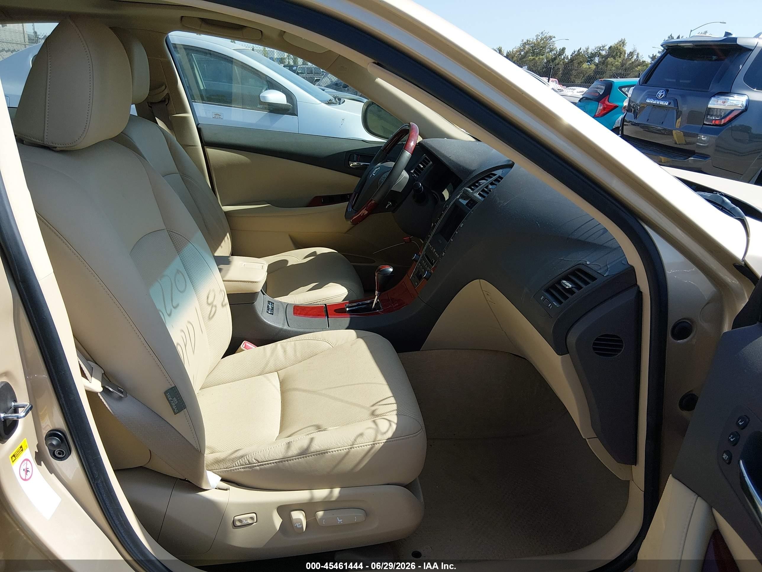 2007 Lexus Es 350   Champagne vin: JTHBJ46G972030712