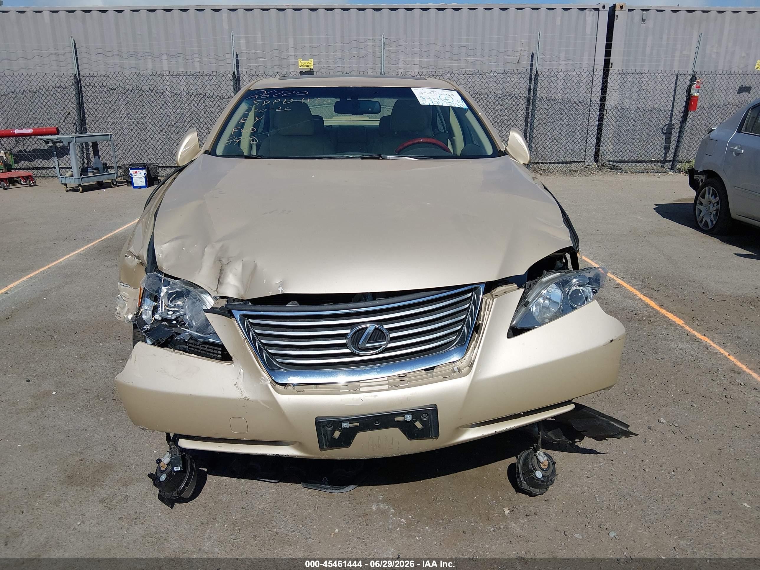 2007 Lexus Es 350   Champagne vin: JTHBJ46G972030712