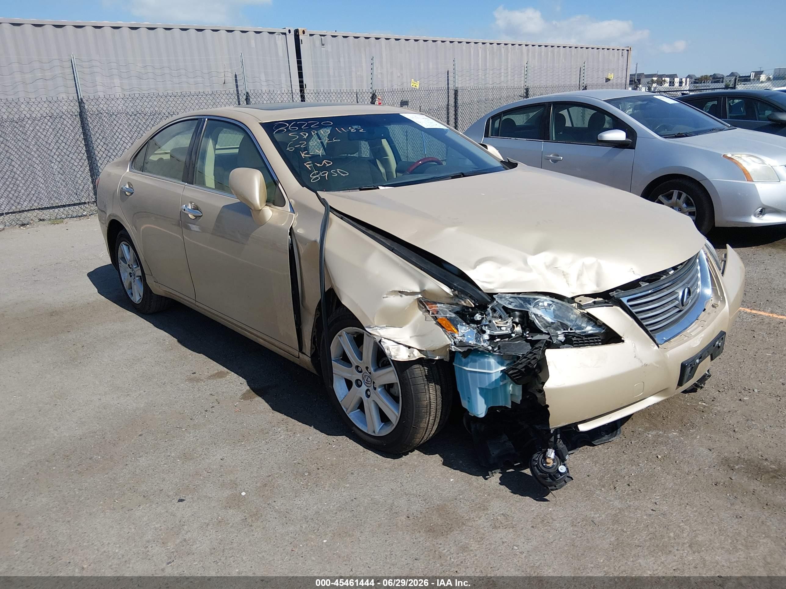 2007 Lexus Es 350   Champagne vin: JTHBJ46G972030712