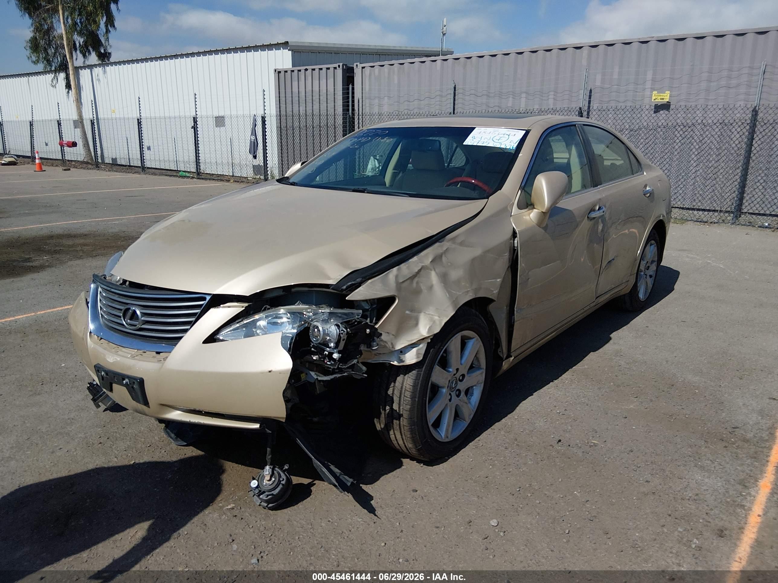 2007 Lexus Es 350   Champagne vin: JTHBJ46G972030712