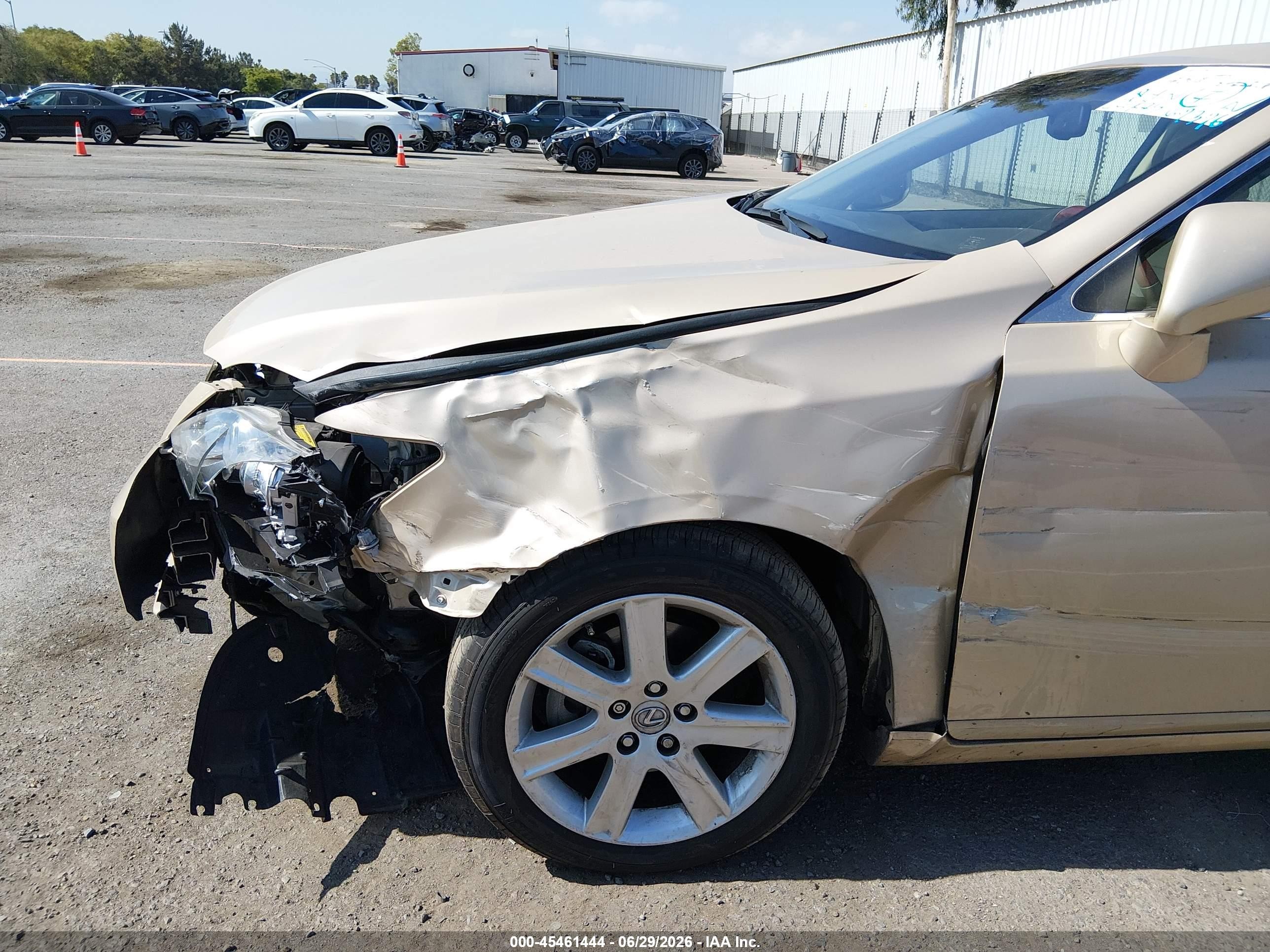 2007 Lexus Es 350   Champagne vin: JTHBJ46G972030712