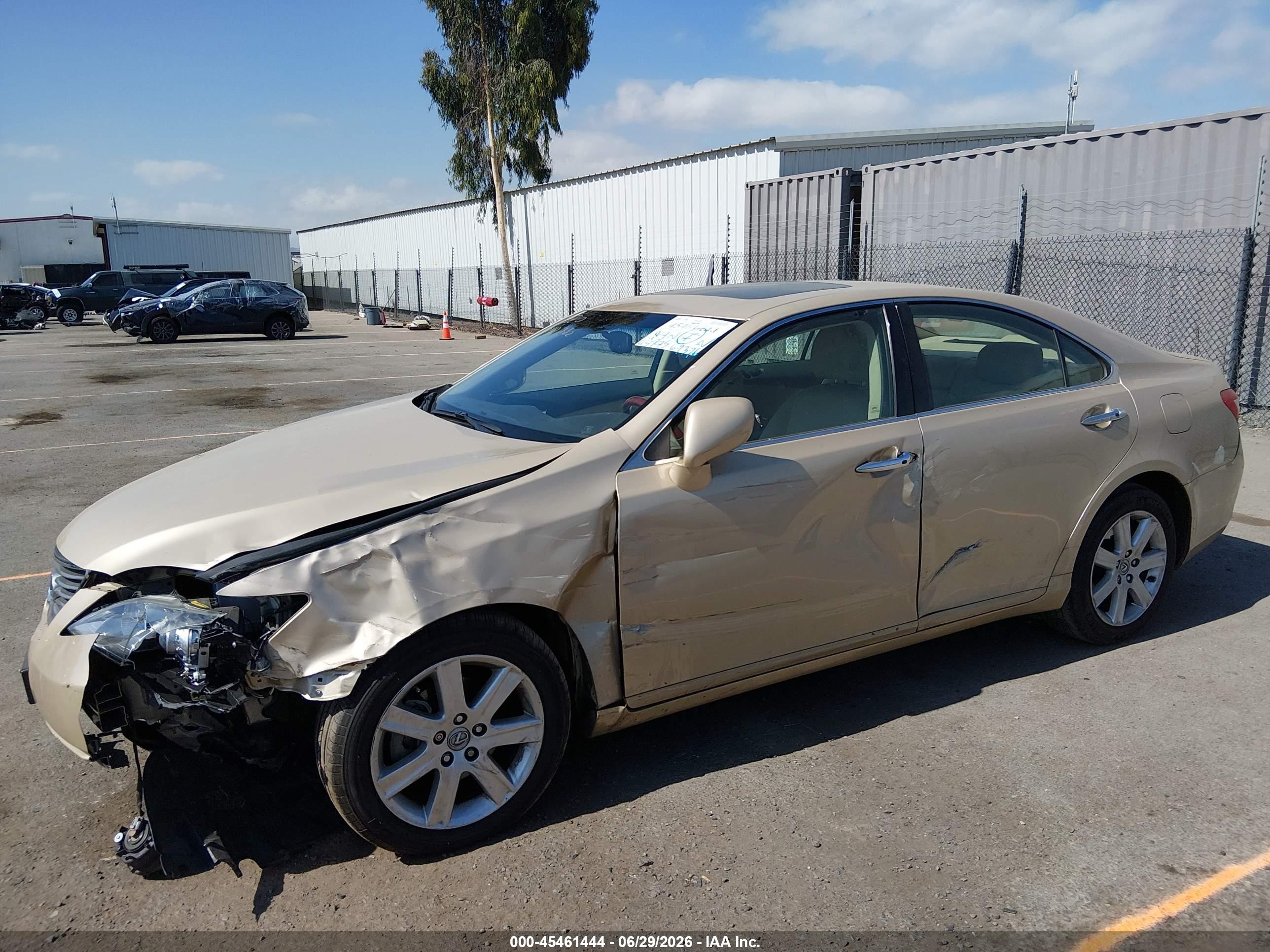2007 Lexus Es 350   Champagne vin: JTHBJ46G972030712