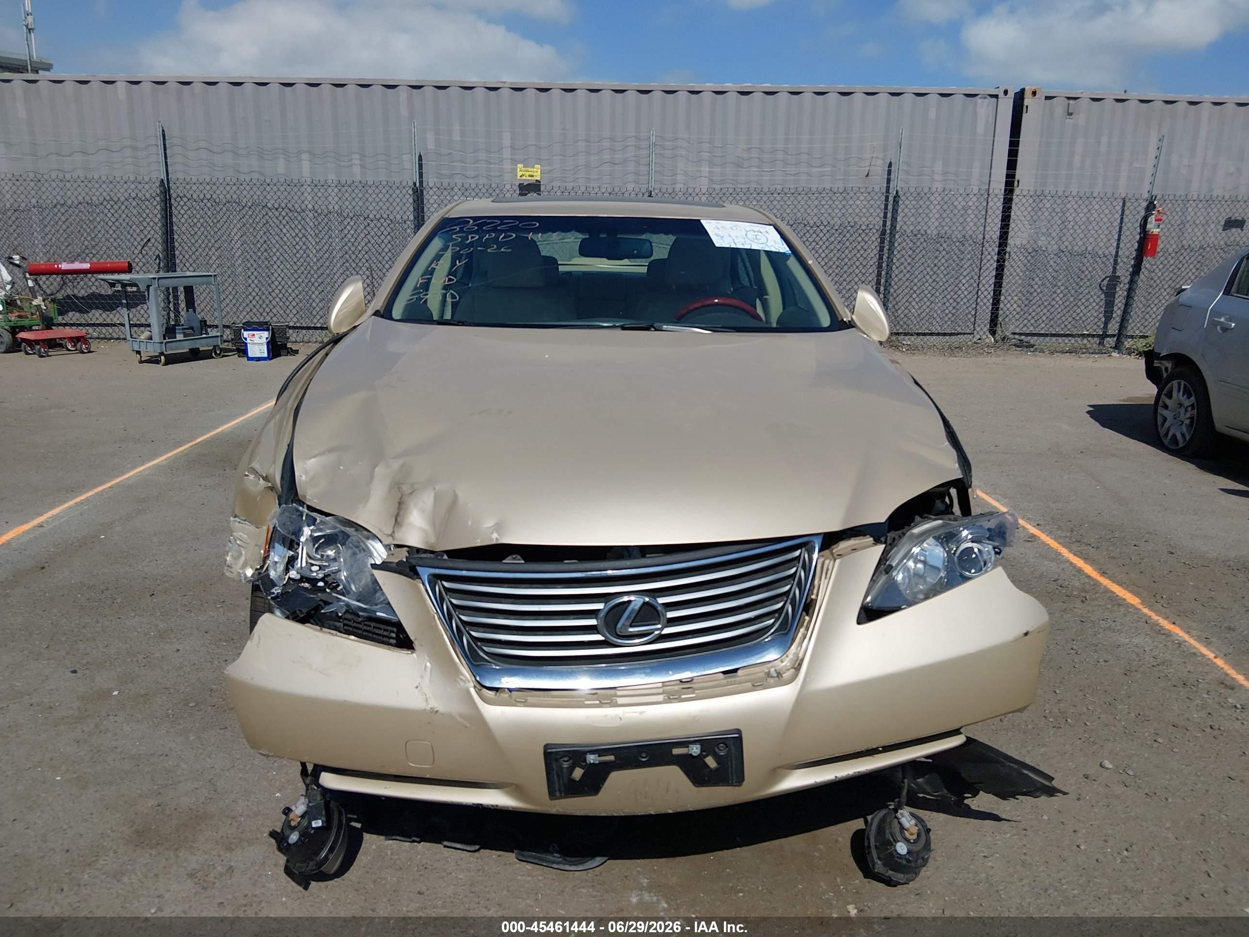 2007 Lexus Es 350   Champagne vin: JTHBJ46G972030712