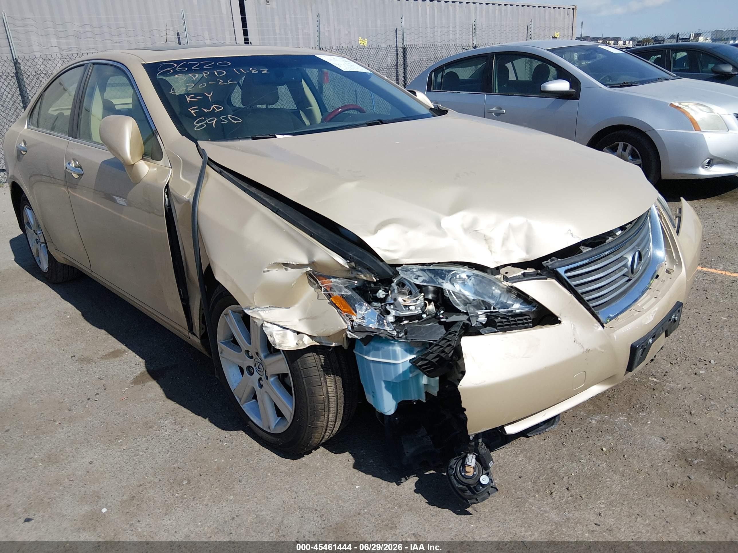 2007 Lexus Es 350   Champagne vin: JTHBJ46G972030712