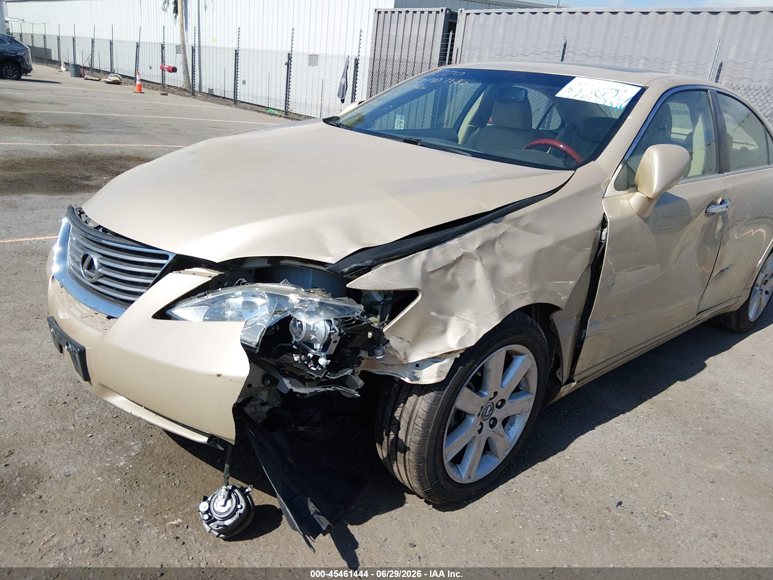 2007 Lexus Es 350   Champagne vin: JTHBJ46G972030712