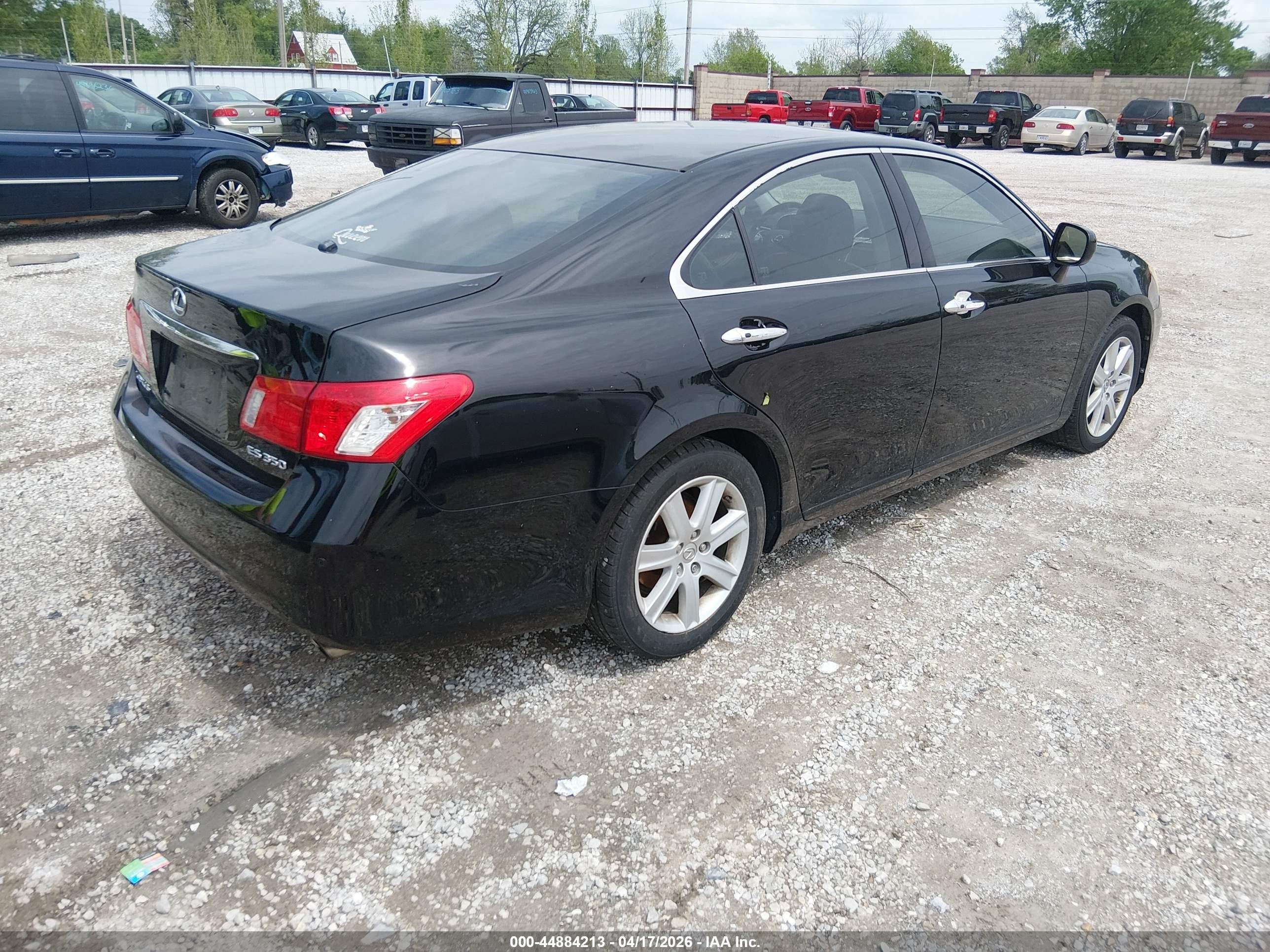 2007 Lexus Es 350   Black vin: JTHBJ46G972038549