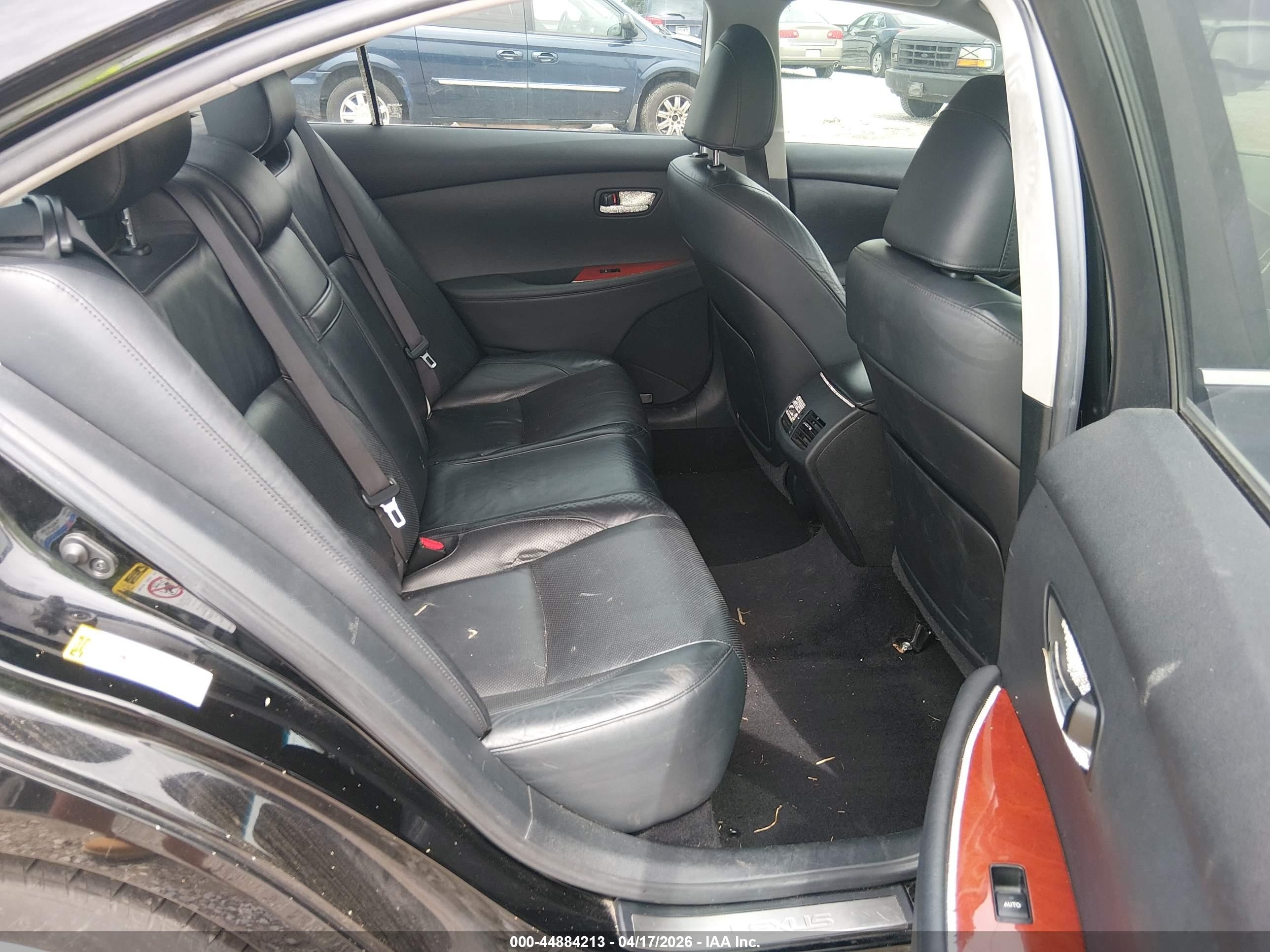 2007 Lexus Es 350   Black vin: JTHBJ46G972038549