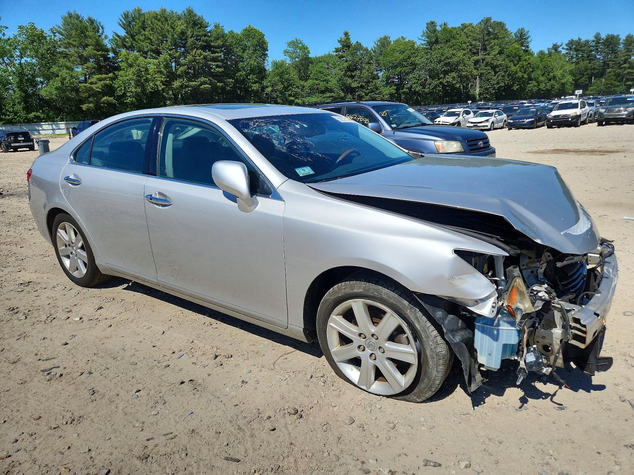 2007 Lexus Es 350 Silver vin: JTHBJ46G972049499
