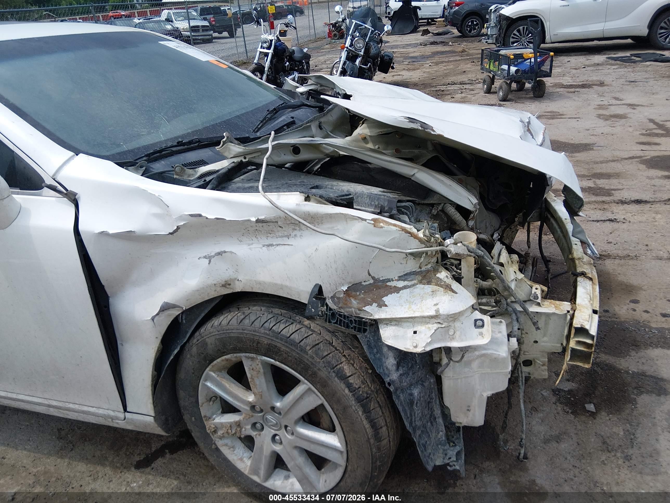 2007 Lexus Es 350   Белый vin: JTHBJ46G972052287