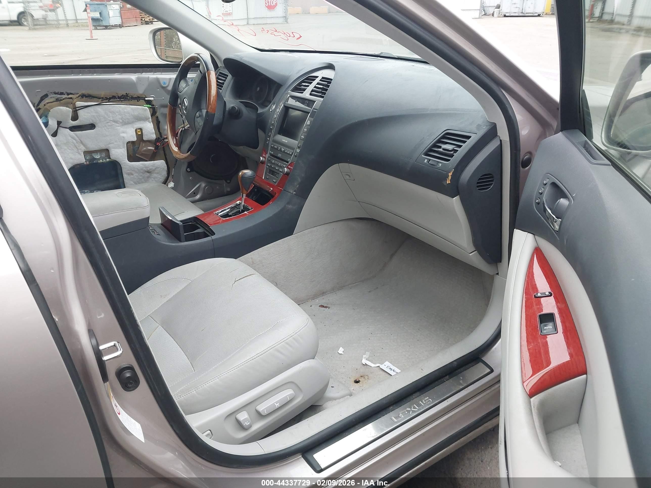 2007 Lexus Es 350   Beige vin: JTHBJ46G972059305