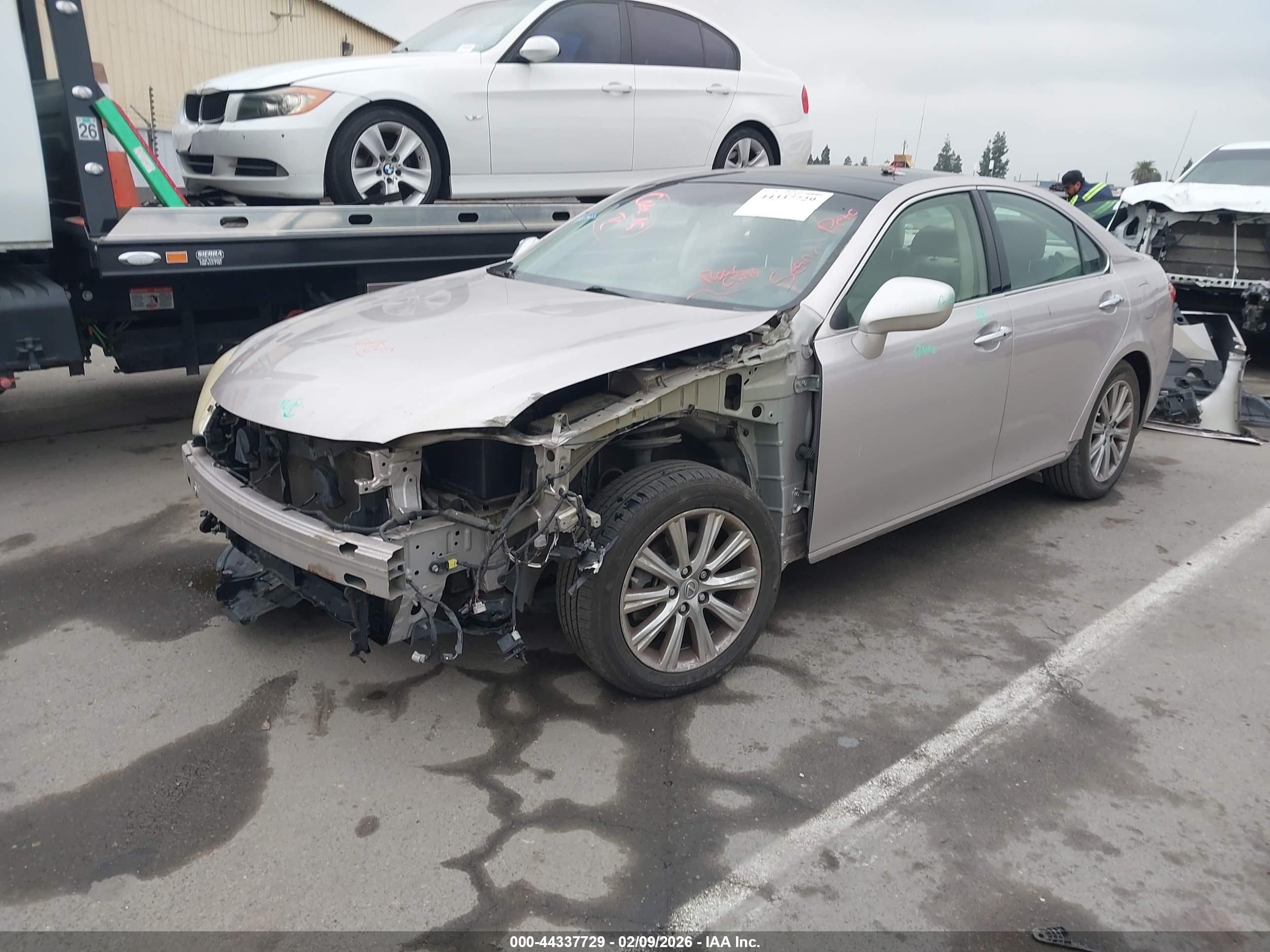 2007 Lexus Es 350   Beige vin: JTHBJ46G972059305
