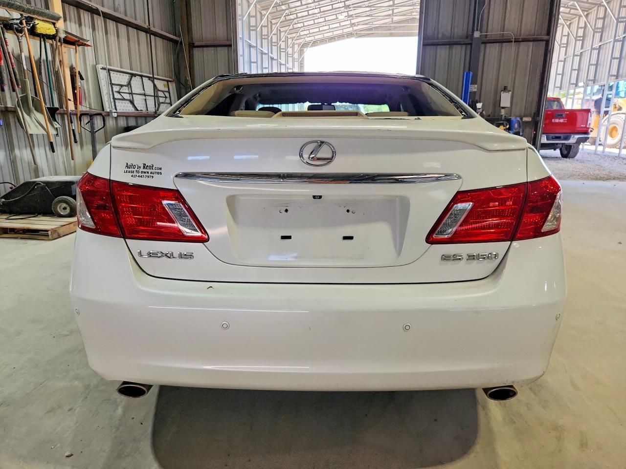 2007 Lexus Es 350 Белый vin: JTHBJ46G972077786