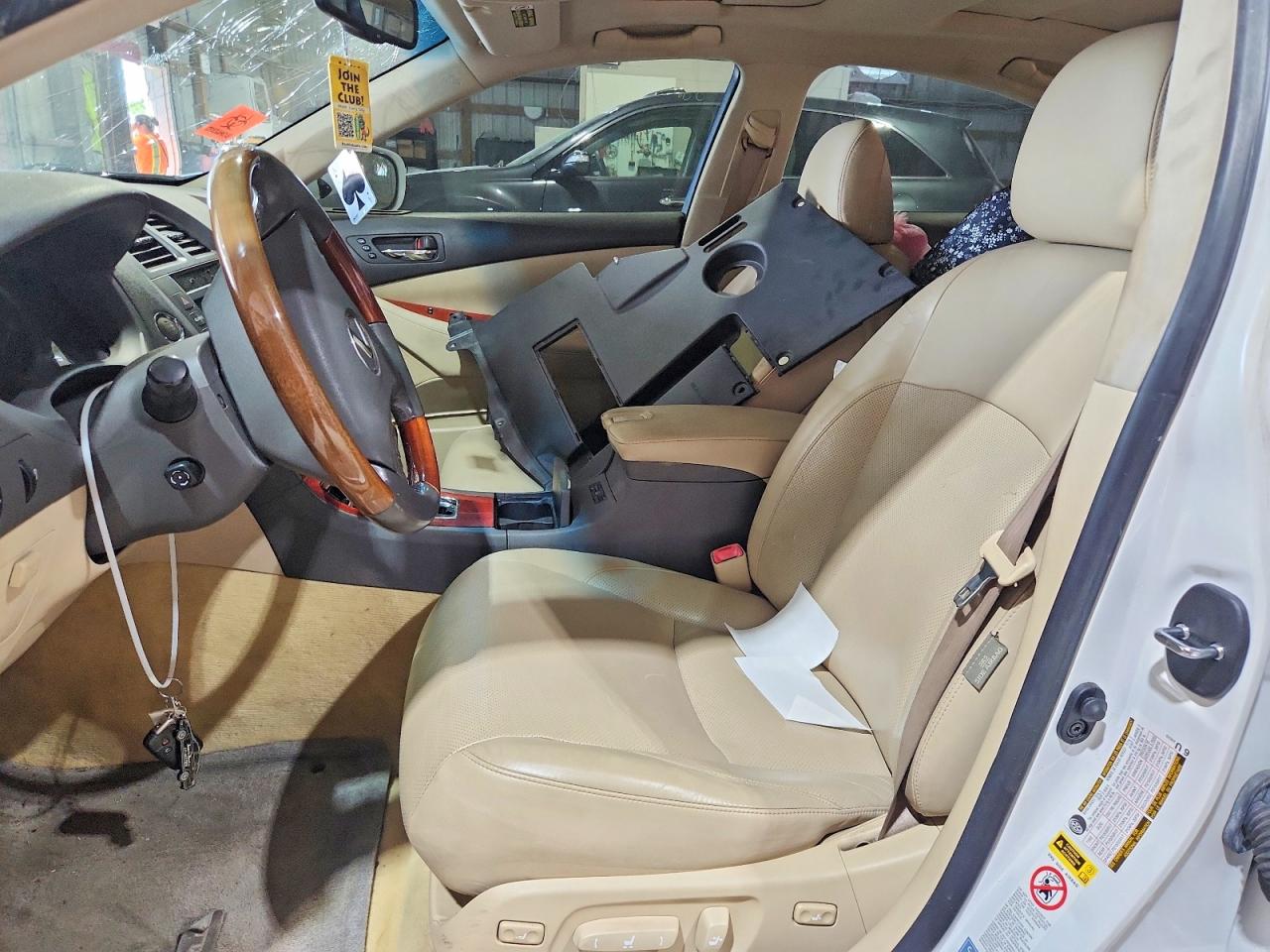 2007 Lexus Es 350 Белый vin: JTHBJ46G972077786