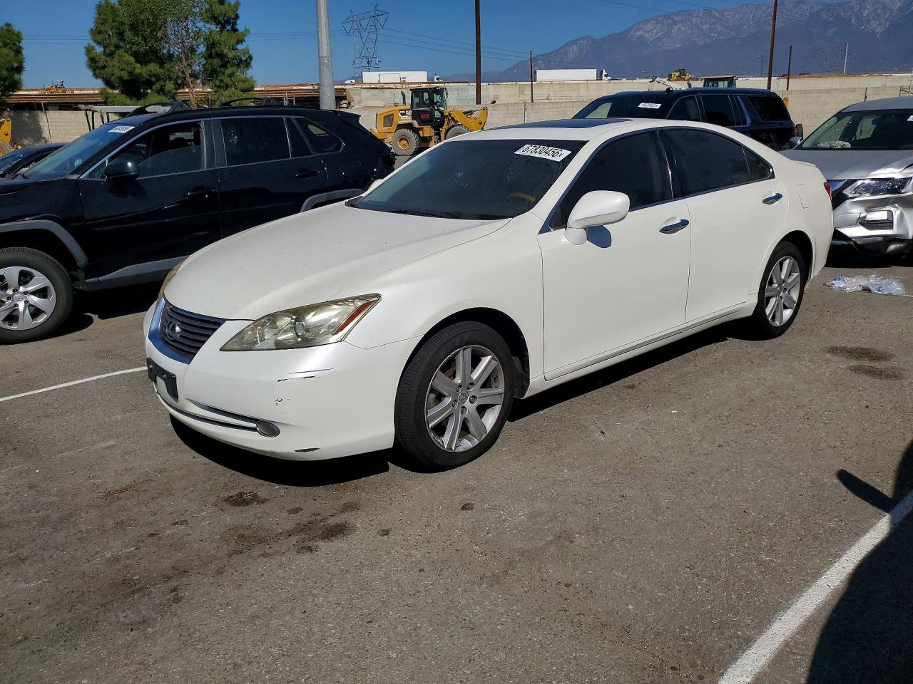 2007 Lexus Es 350 White vin: JTHBJ46G972077979