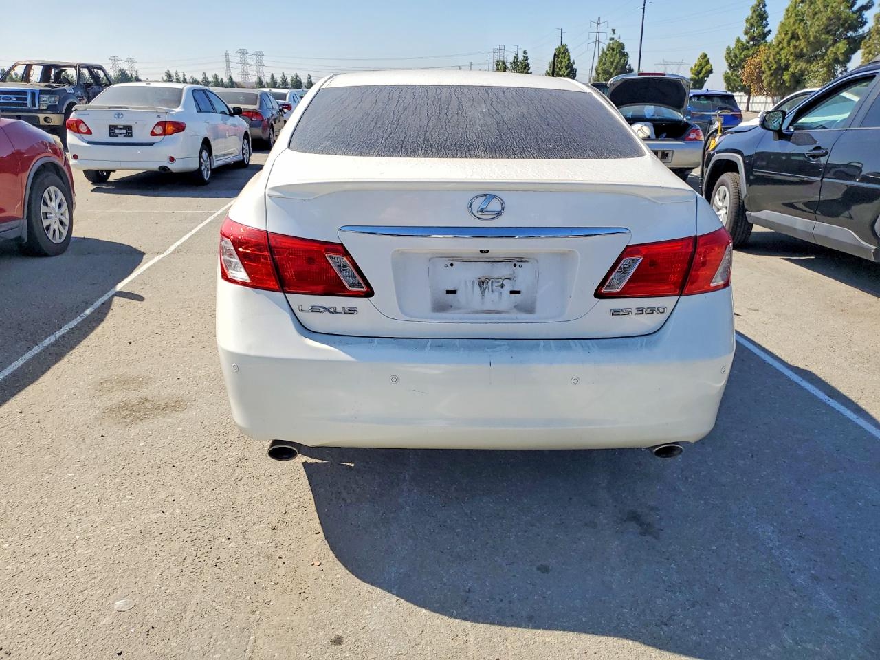 2007 Lexus Es 350 White vin: JTHBJ46G972077979