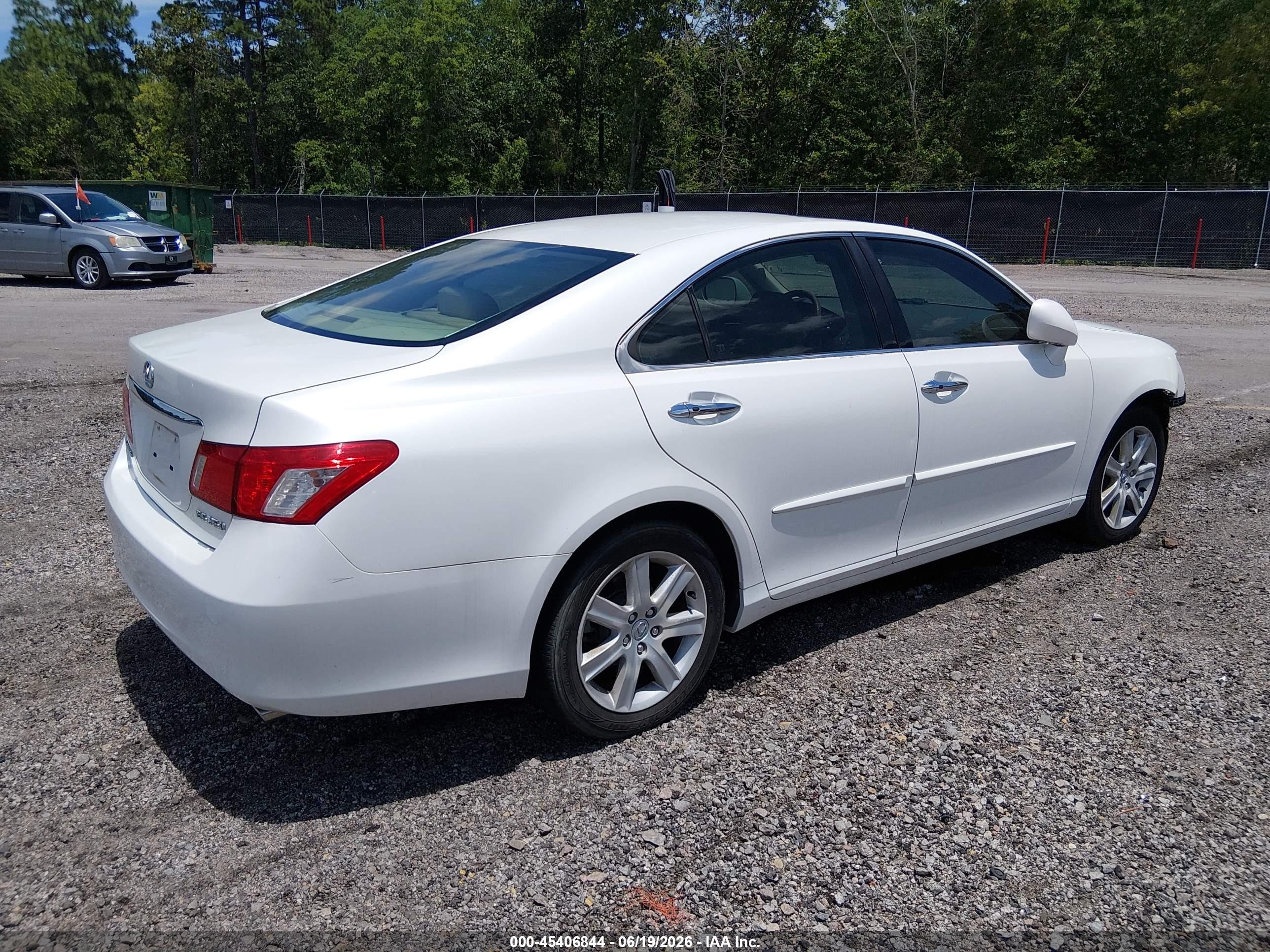 2007 Lexus Es 350   Белый vin: JTHBJ46G972085225