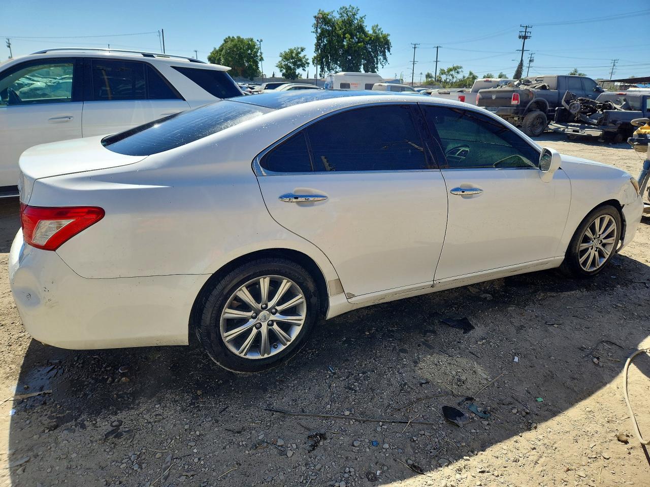 2007 Lexus Es 350 Белый vin: JTHBJ46G972085726