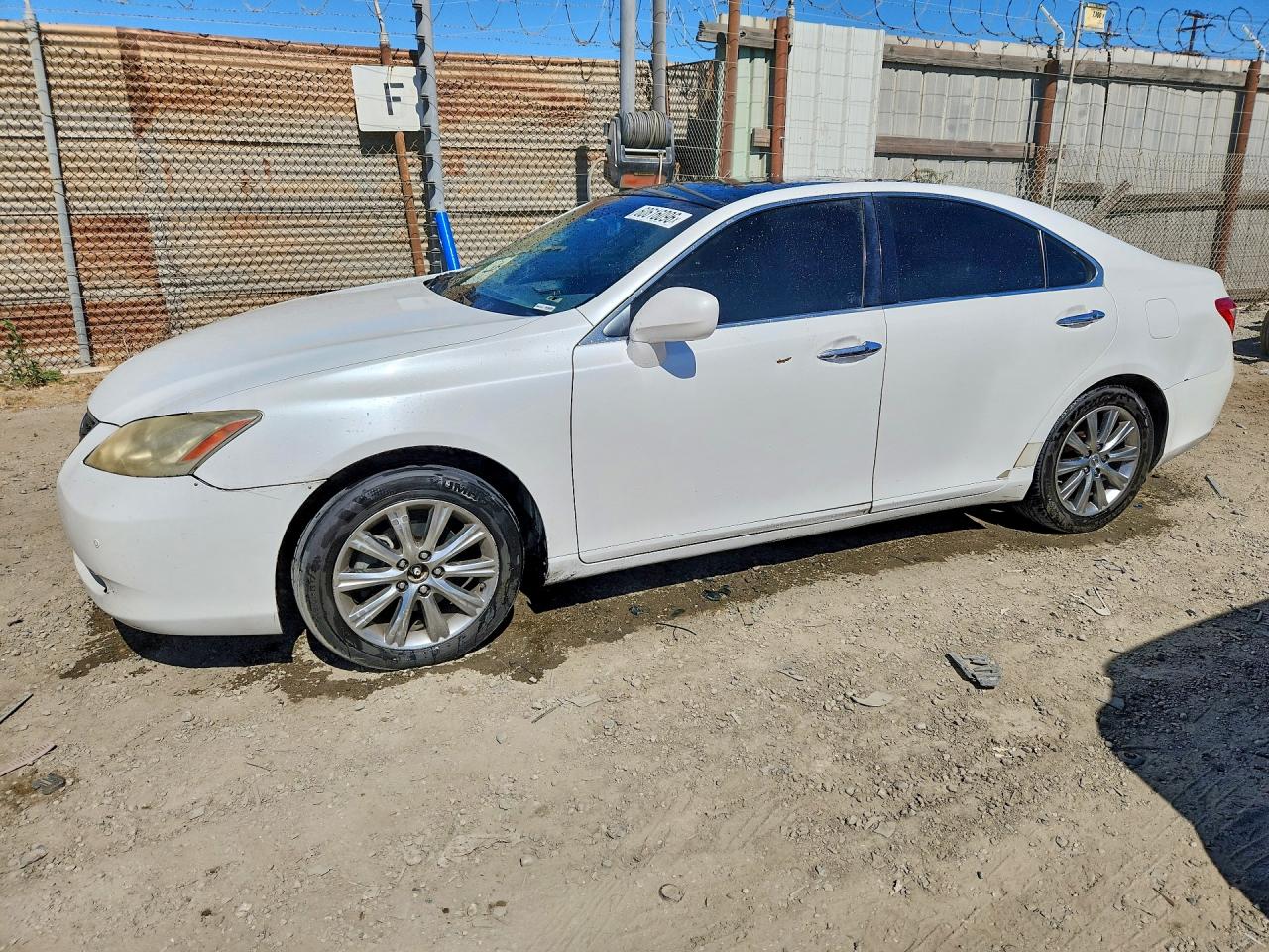 2007 Lexus Es 350 White vin: JTHBJ46G972085726