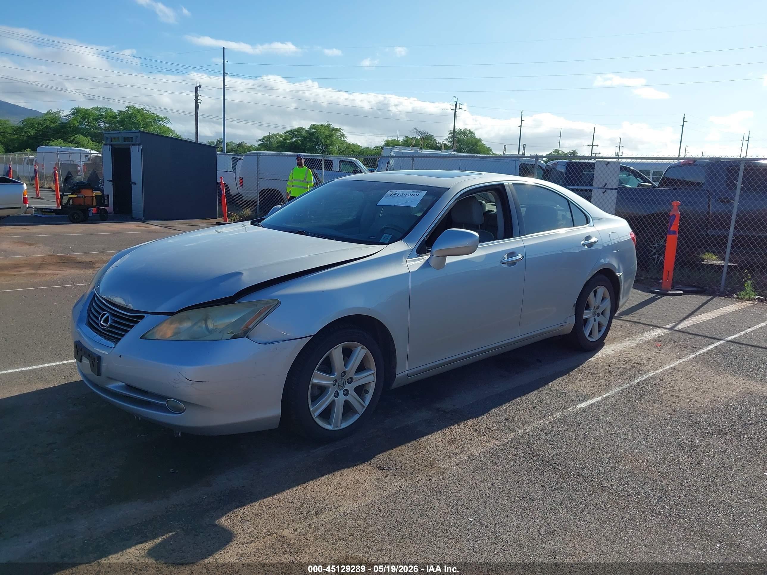 2007 Lexus Es 350   Silver vin: JTHBJ46G972091526