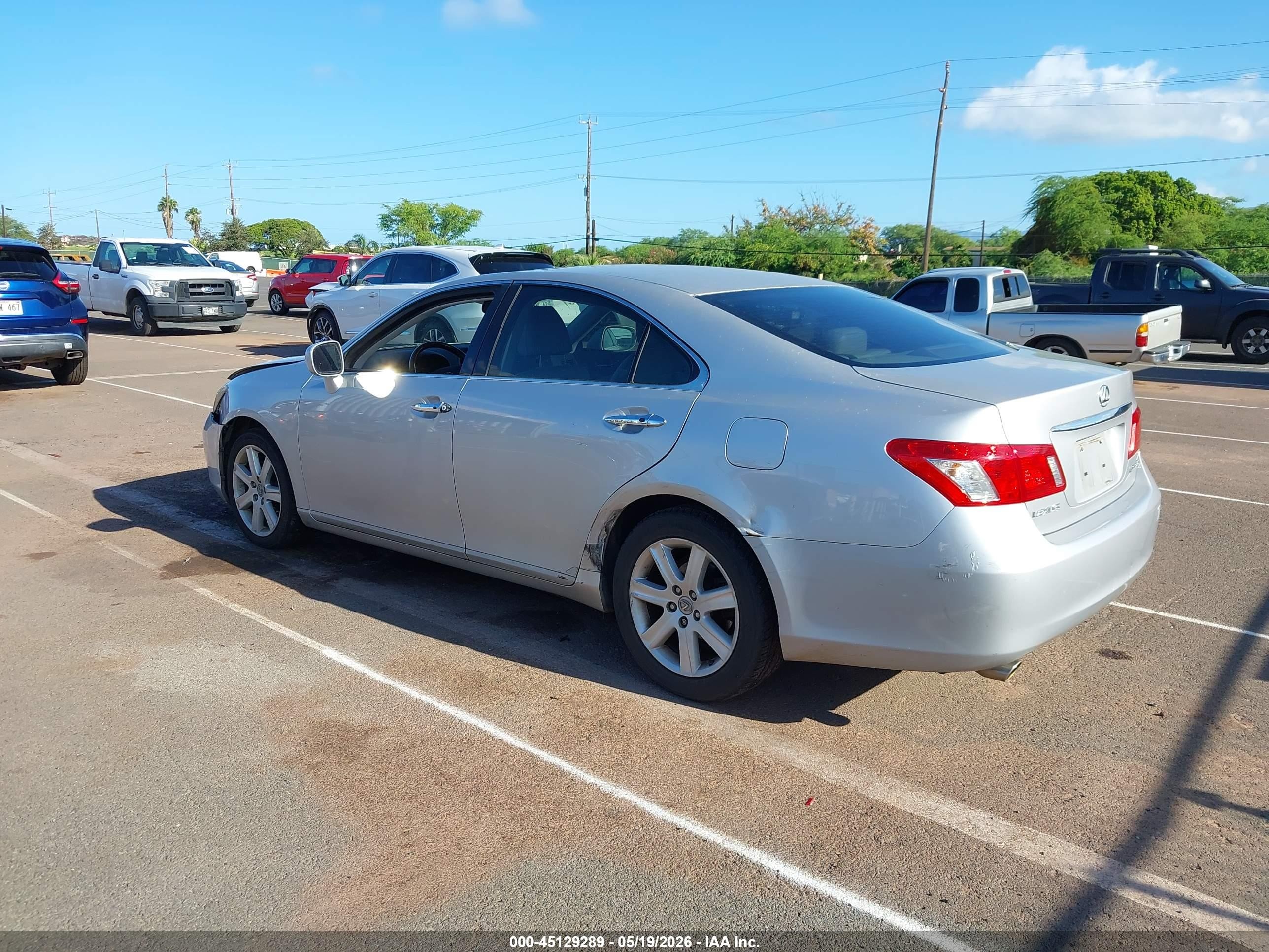 2007 Lexus Es 350   Silver vin: JTHBJ46G972091526