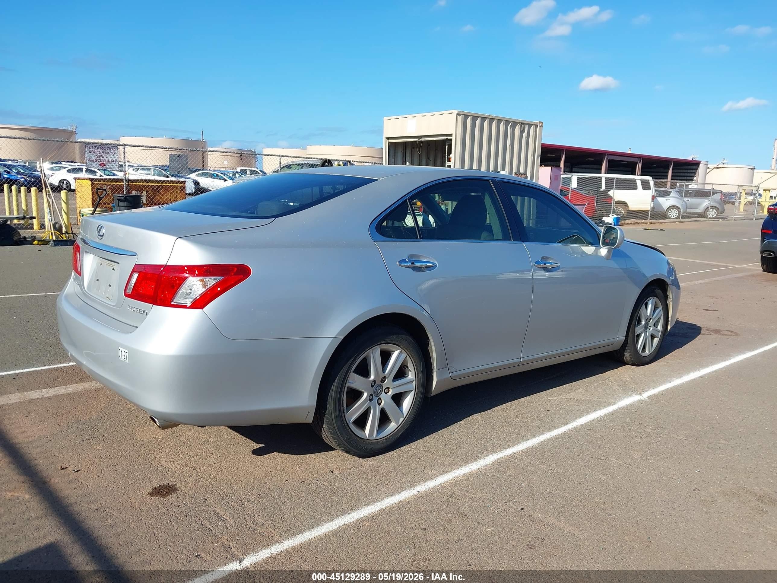 2007 Lexus Es 350   Silver vin: JTHBJ46G972091526