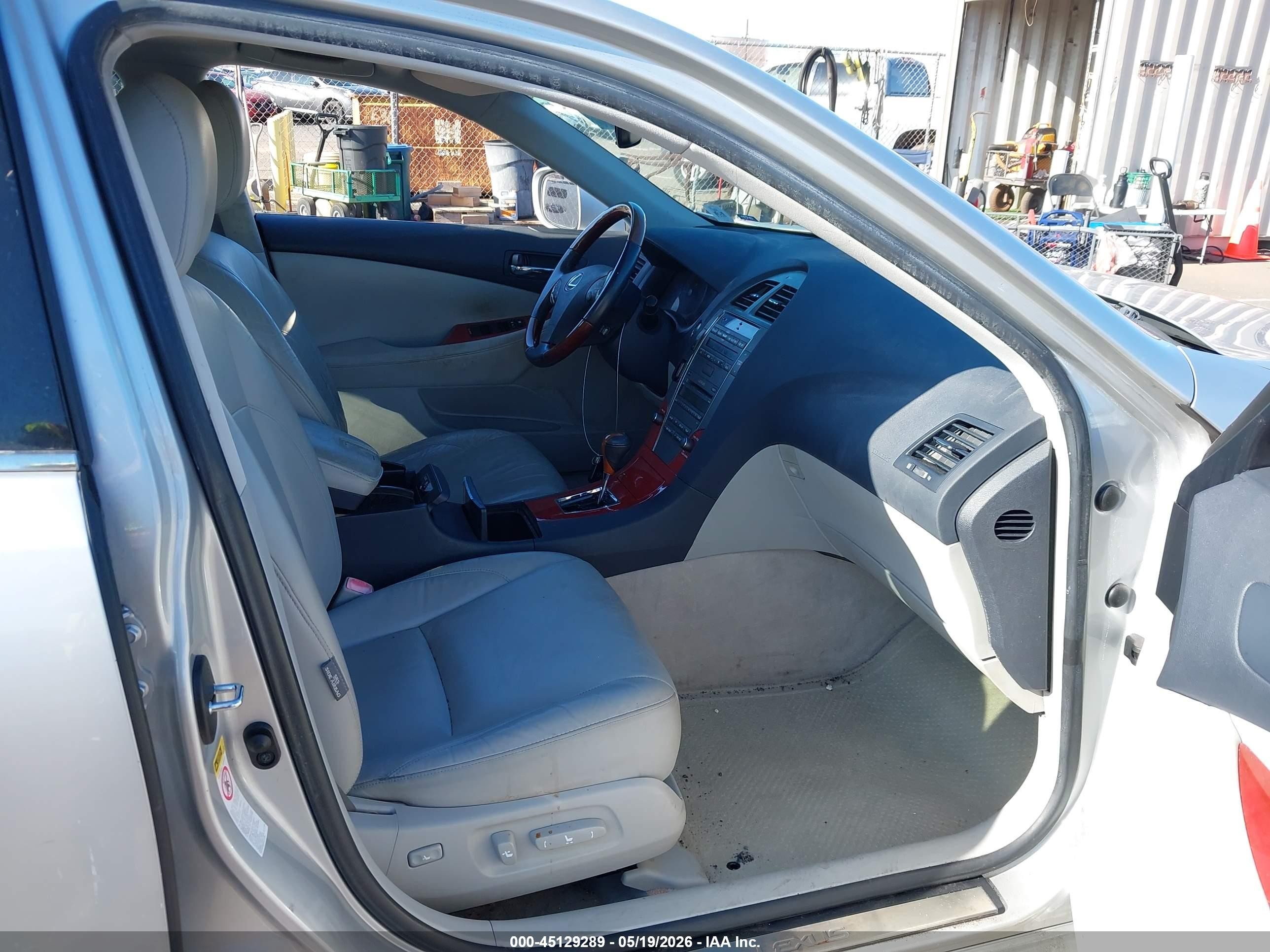 2007 Lexus Es 350   Silver vin: JTHBJ46G972091526