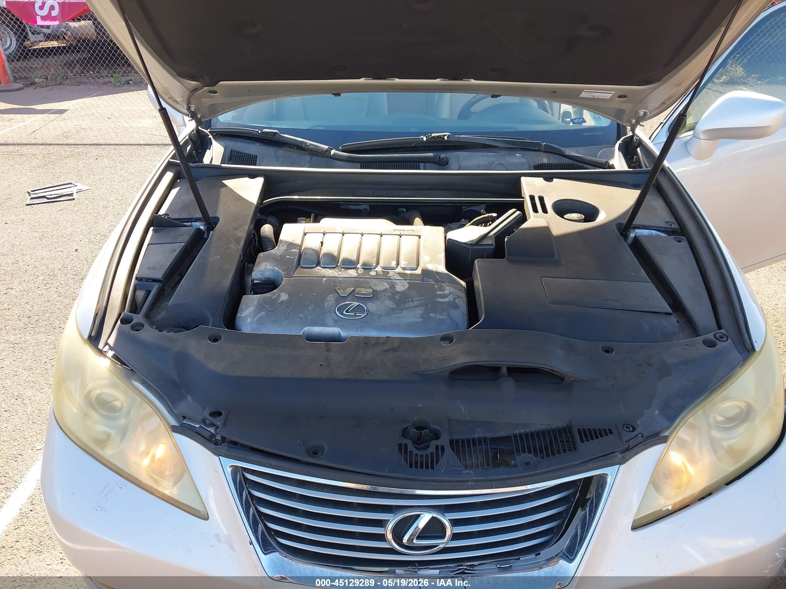 2007 Lexus Es 350   Silver vin: JTHBJ46G972091526