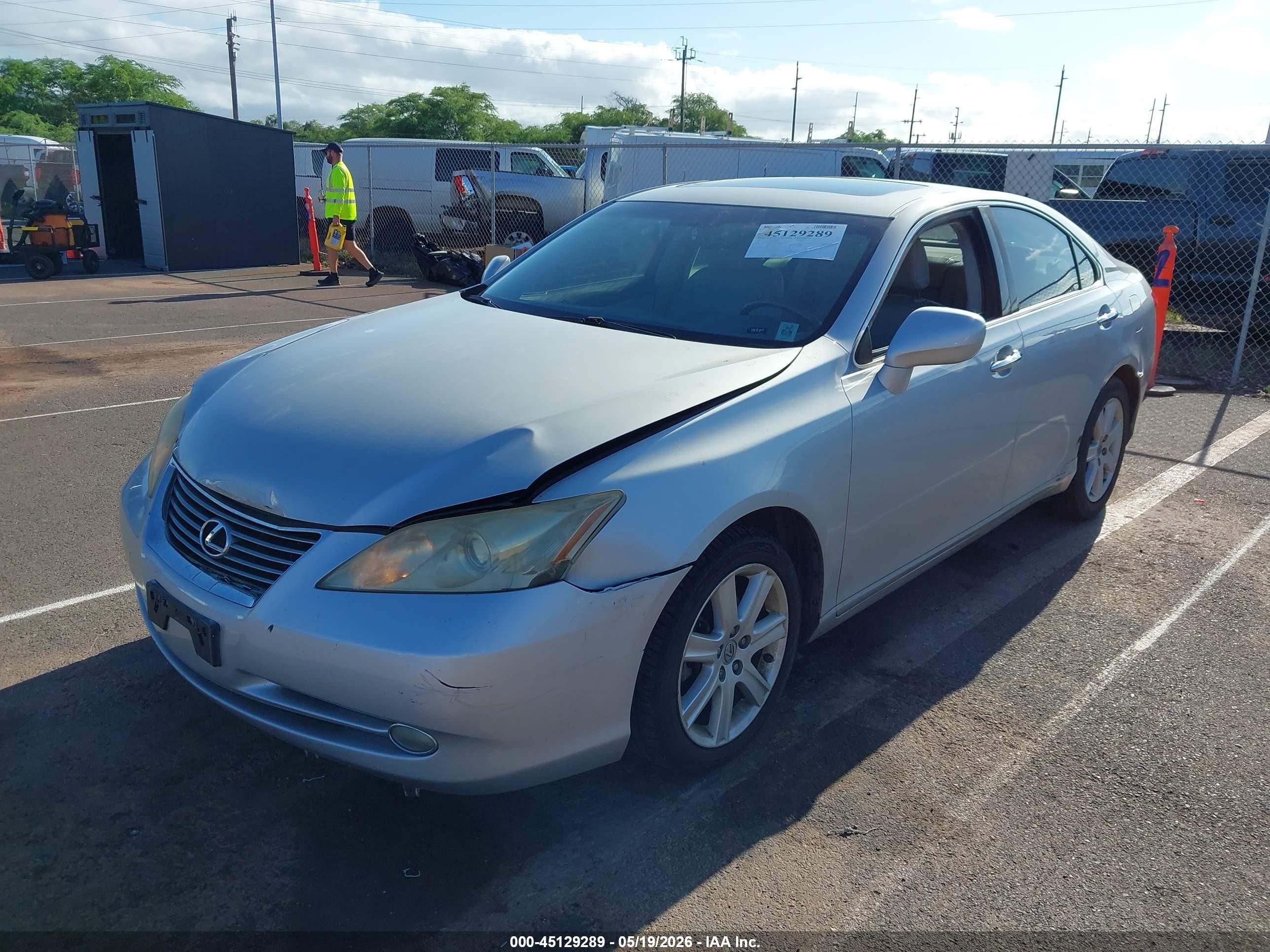 2007 Lexus Es 350   Silver vin: JTHBJ46G972091526