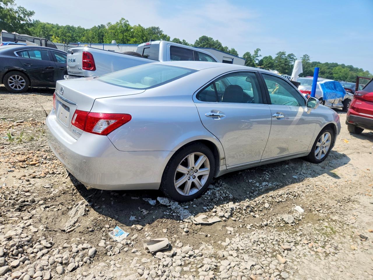 2007 Lexus Es 350 Silver vin: JTHBJ46G972094118