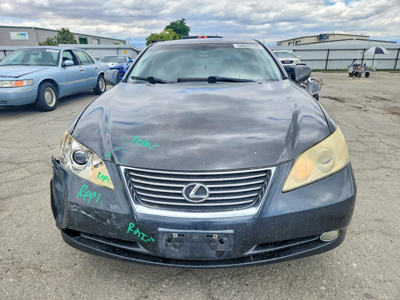2007 Lexus Es 350 Gray vin: JTHBJ46G972098587