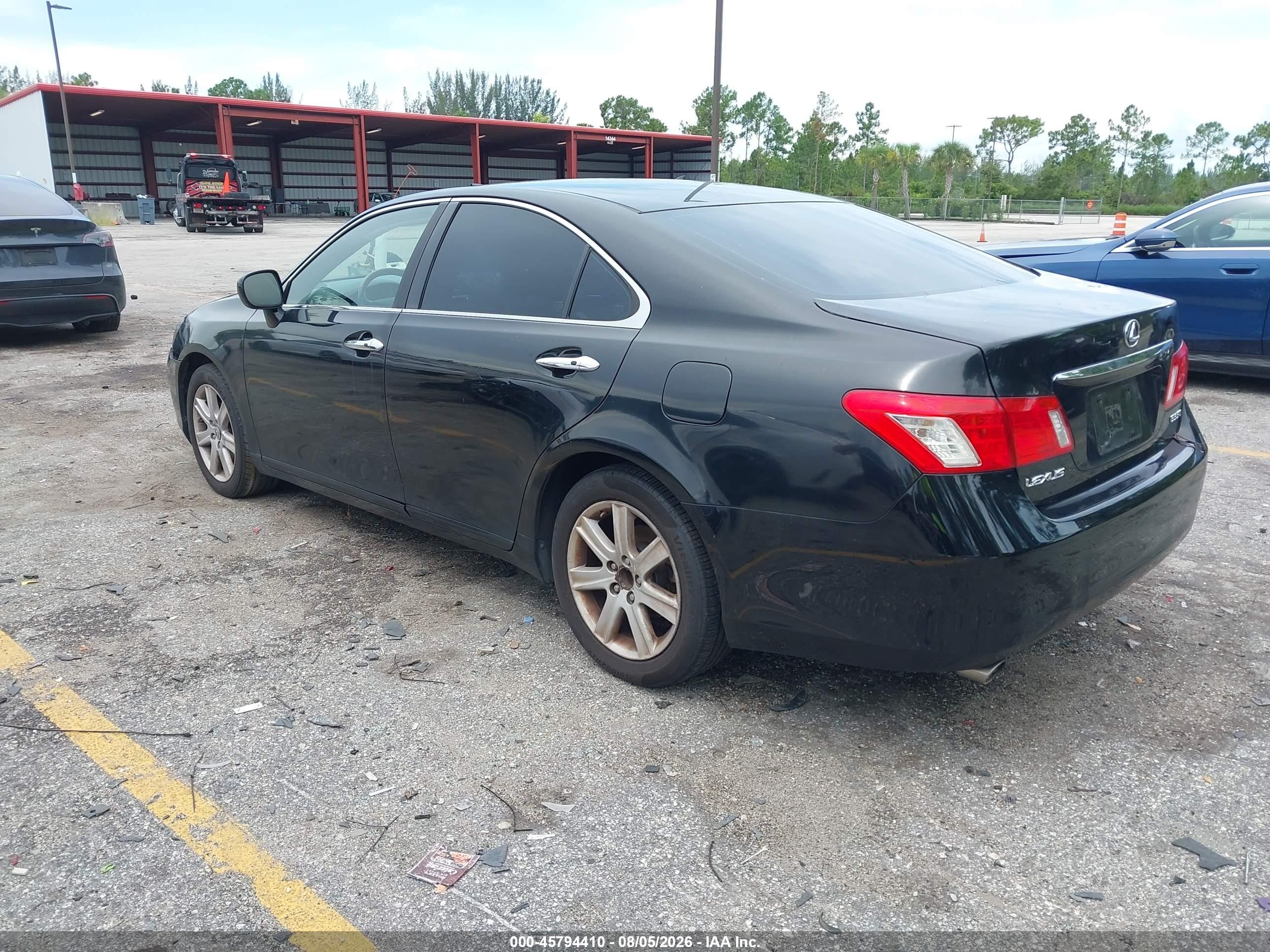 2007 Lexus Es 350   Черный vin: JTHBJ46G972100368