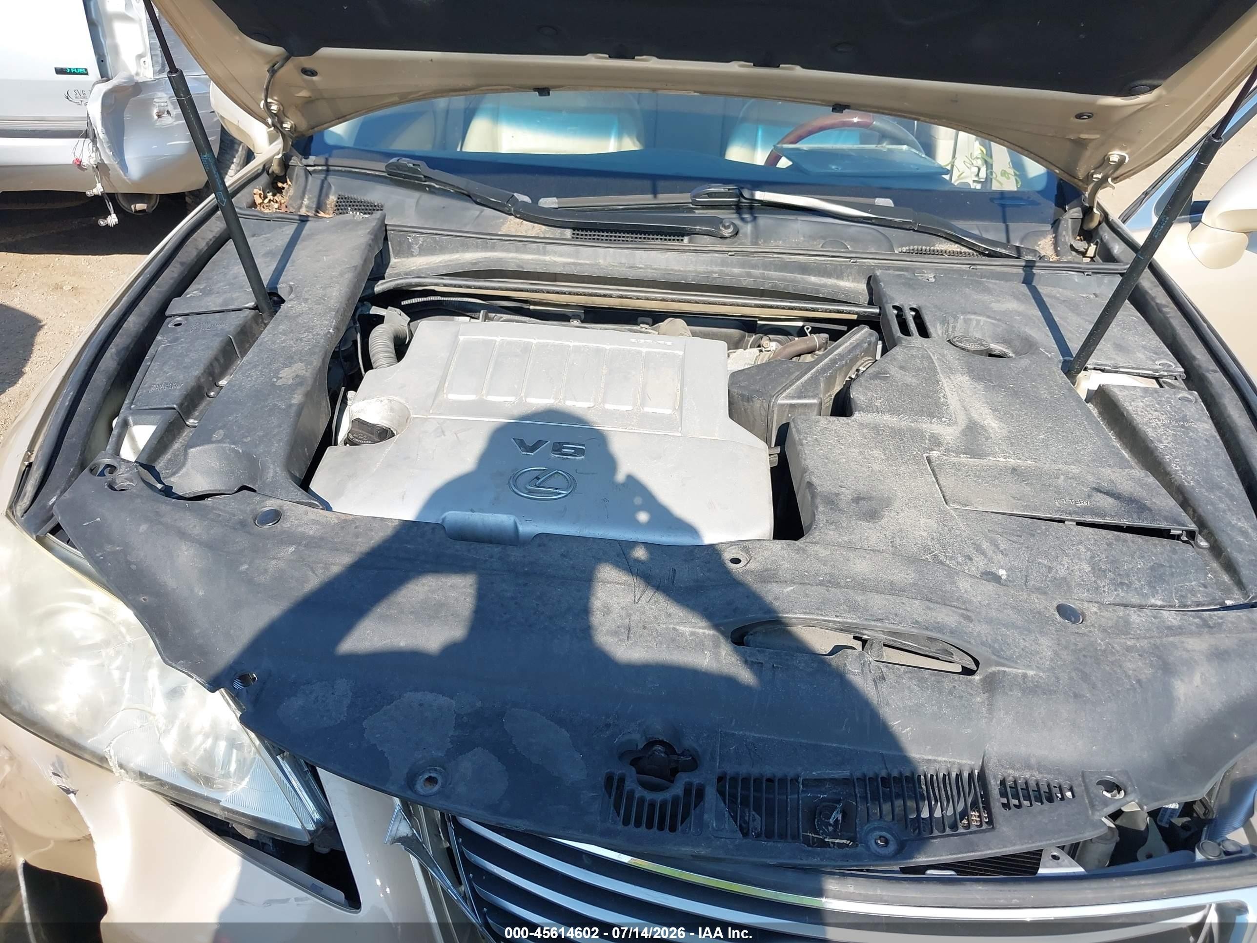 2007 Lexus Es 350   Gold vin: JTHBJ46G972106901