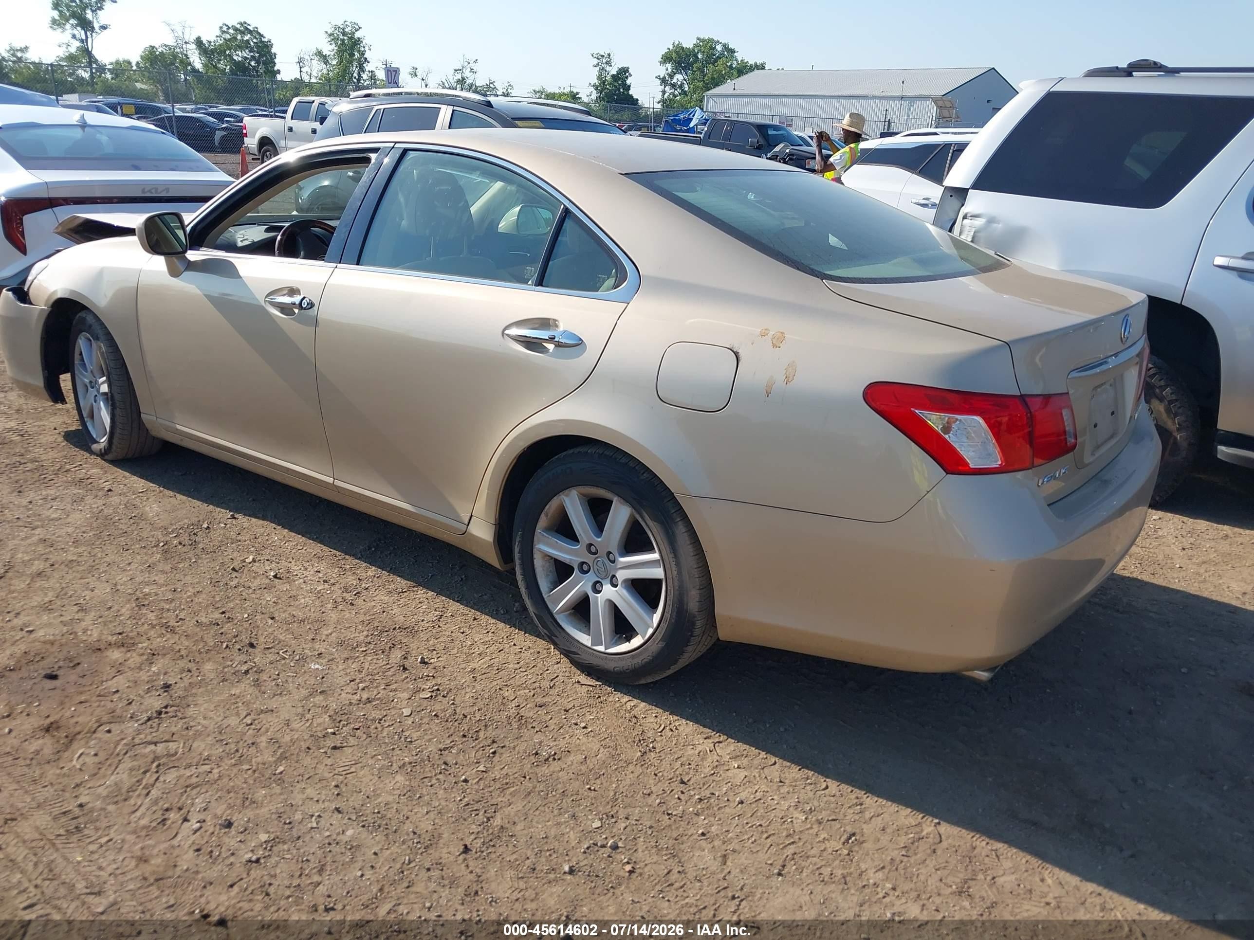 2007 Lexus Es 350   Gold vin: JTHBJ46G972106901