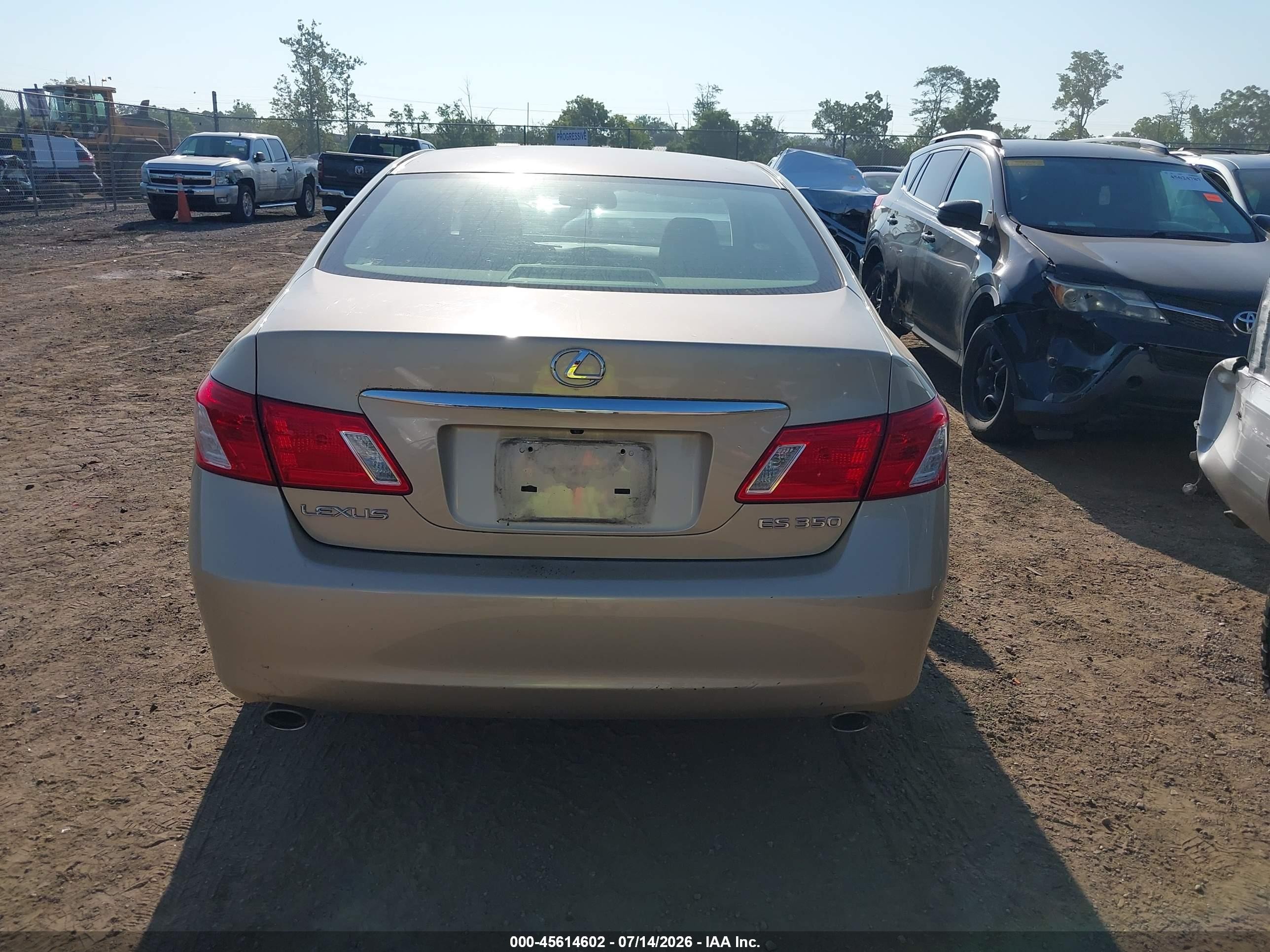 2007 Lexus Es 350   Gold vin: JTHBJ46G972106901