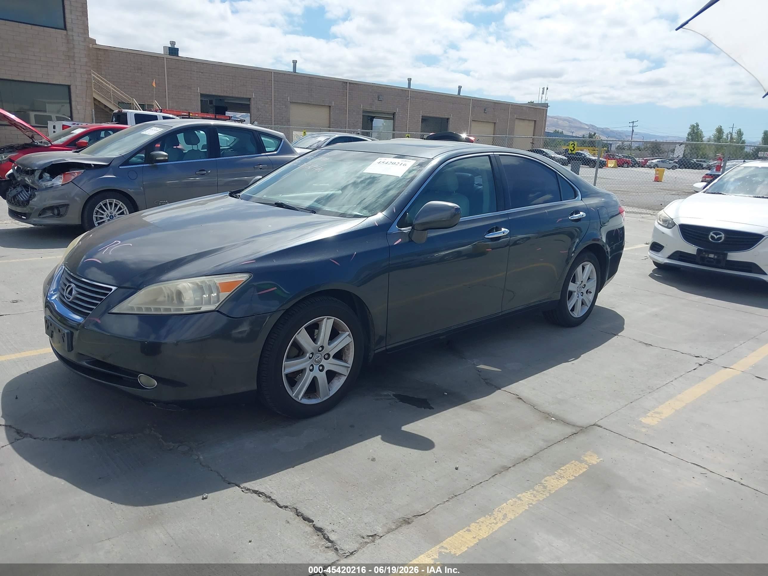 2007 Lexus Es 350   Gray vin: JTHBJ46G972107059