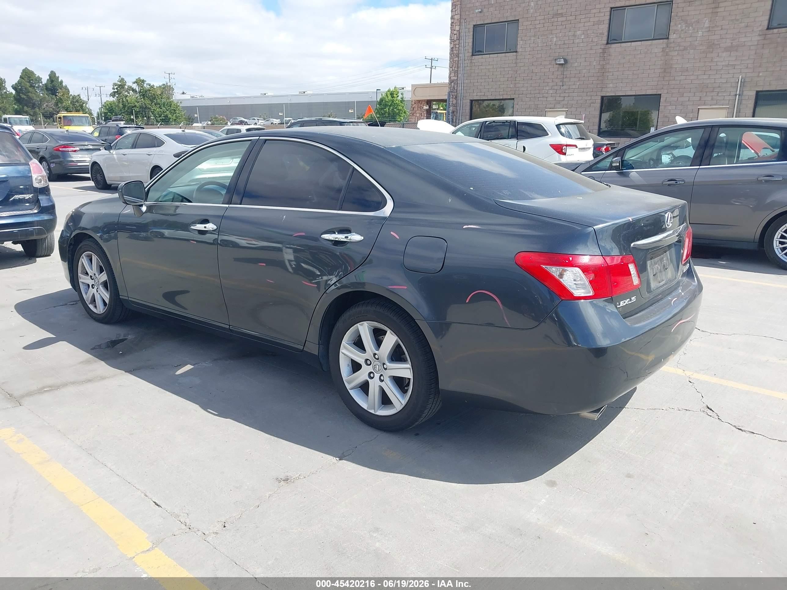 2007 Lexus Es 350   Gray vin: JTHBJ46G972107059