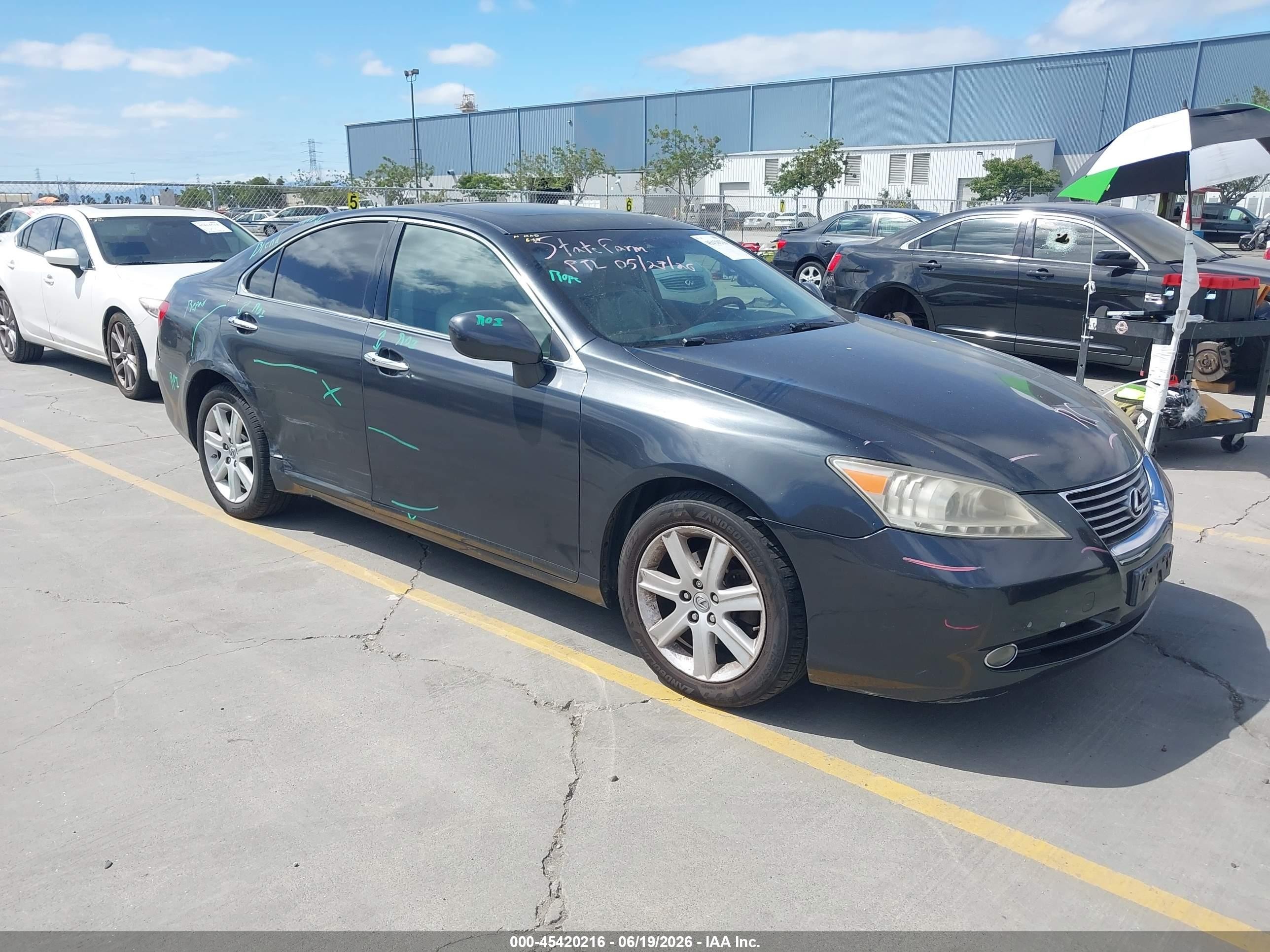 2007 Lexus Es 350   Gray vin: JTHBJ46G972107059