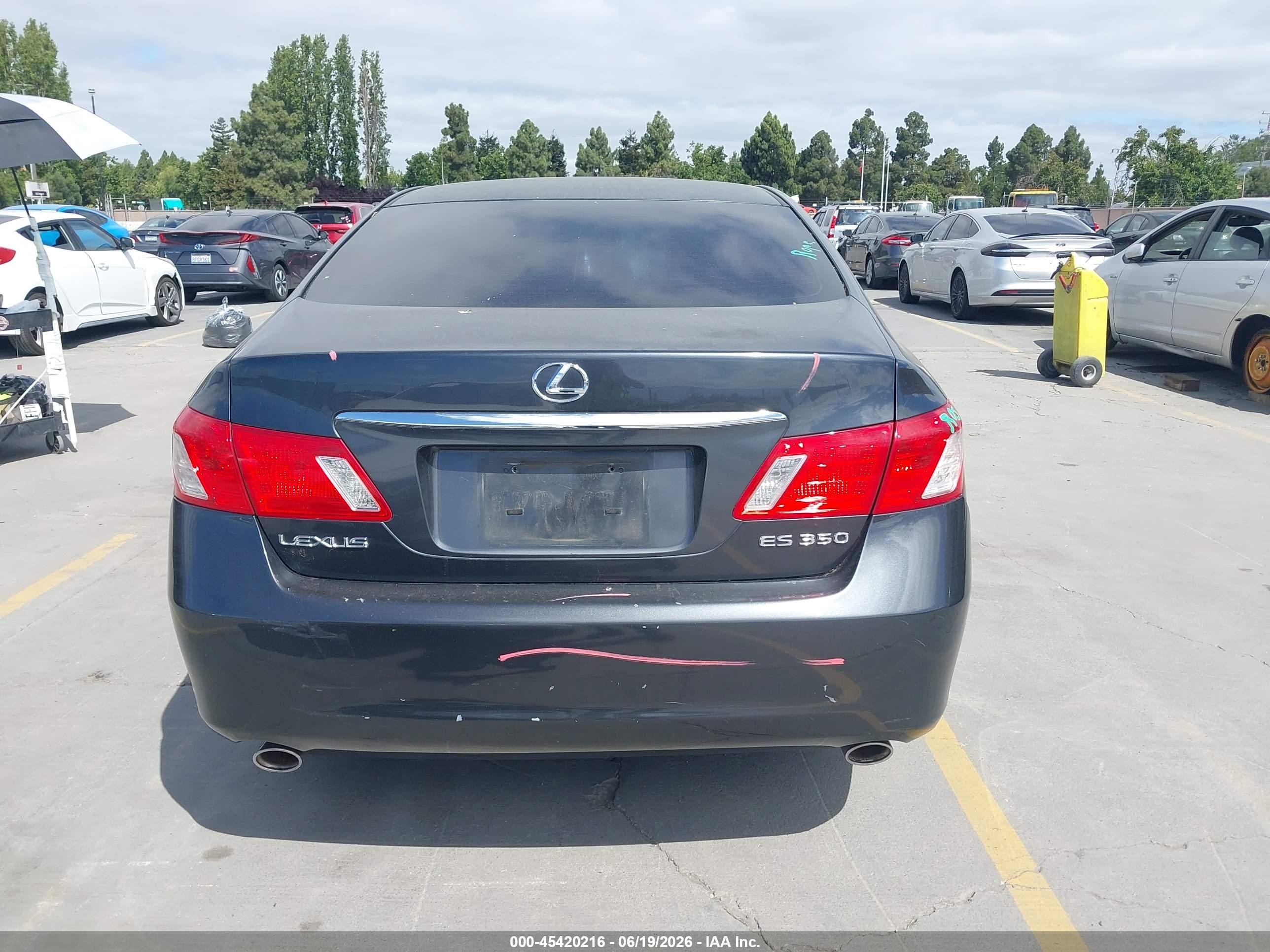 2007 Lexus Es 350   Gray vin: JTHBJ46G972107059