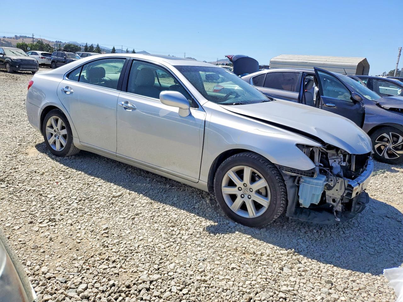 2007 Lexus Es 350 Silver vin: JTHBJ46G972121236
