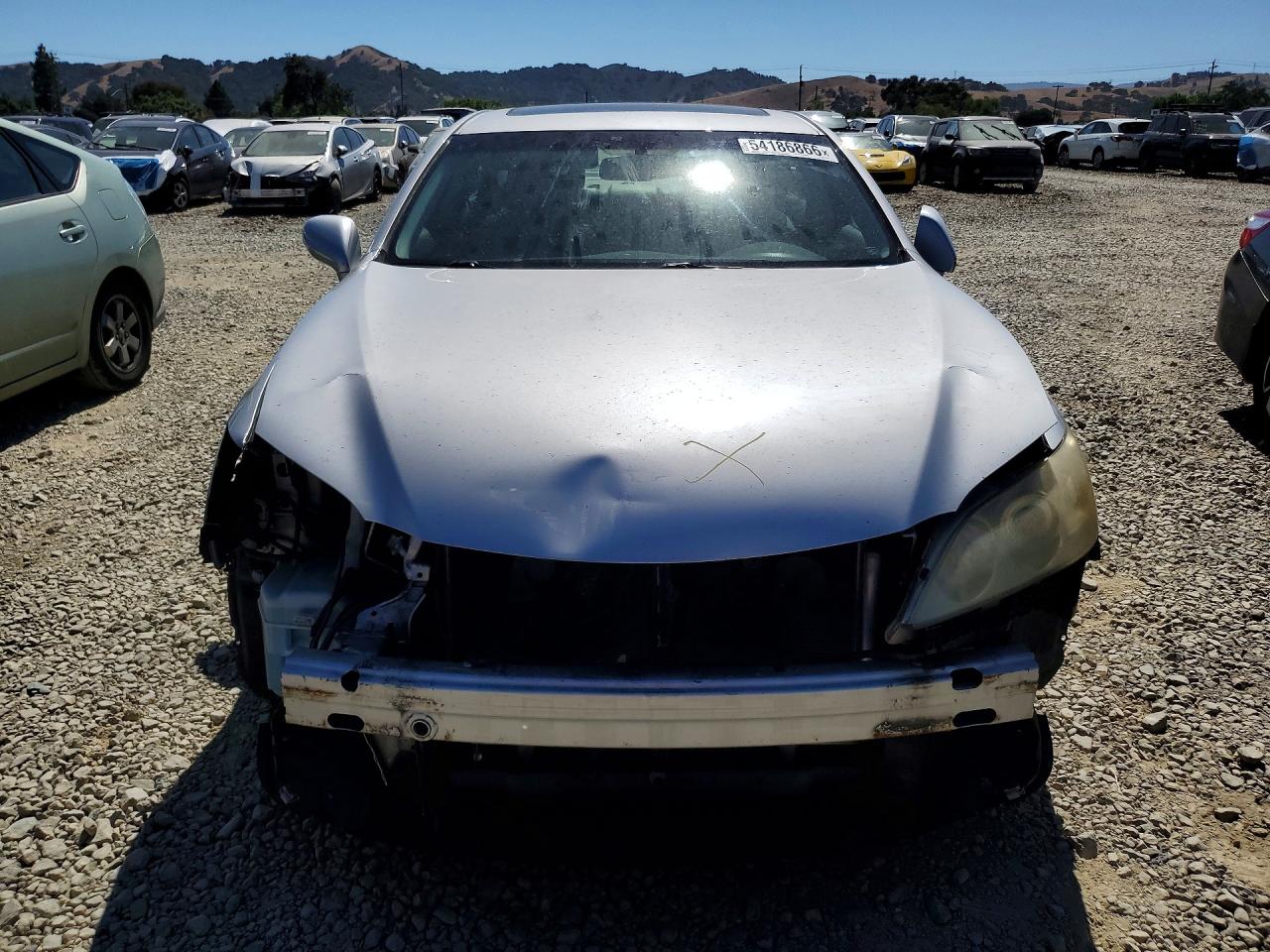 2007 Lexus Es 350 Silver vin: JTHBJ46G972121236