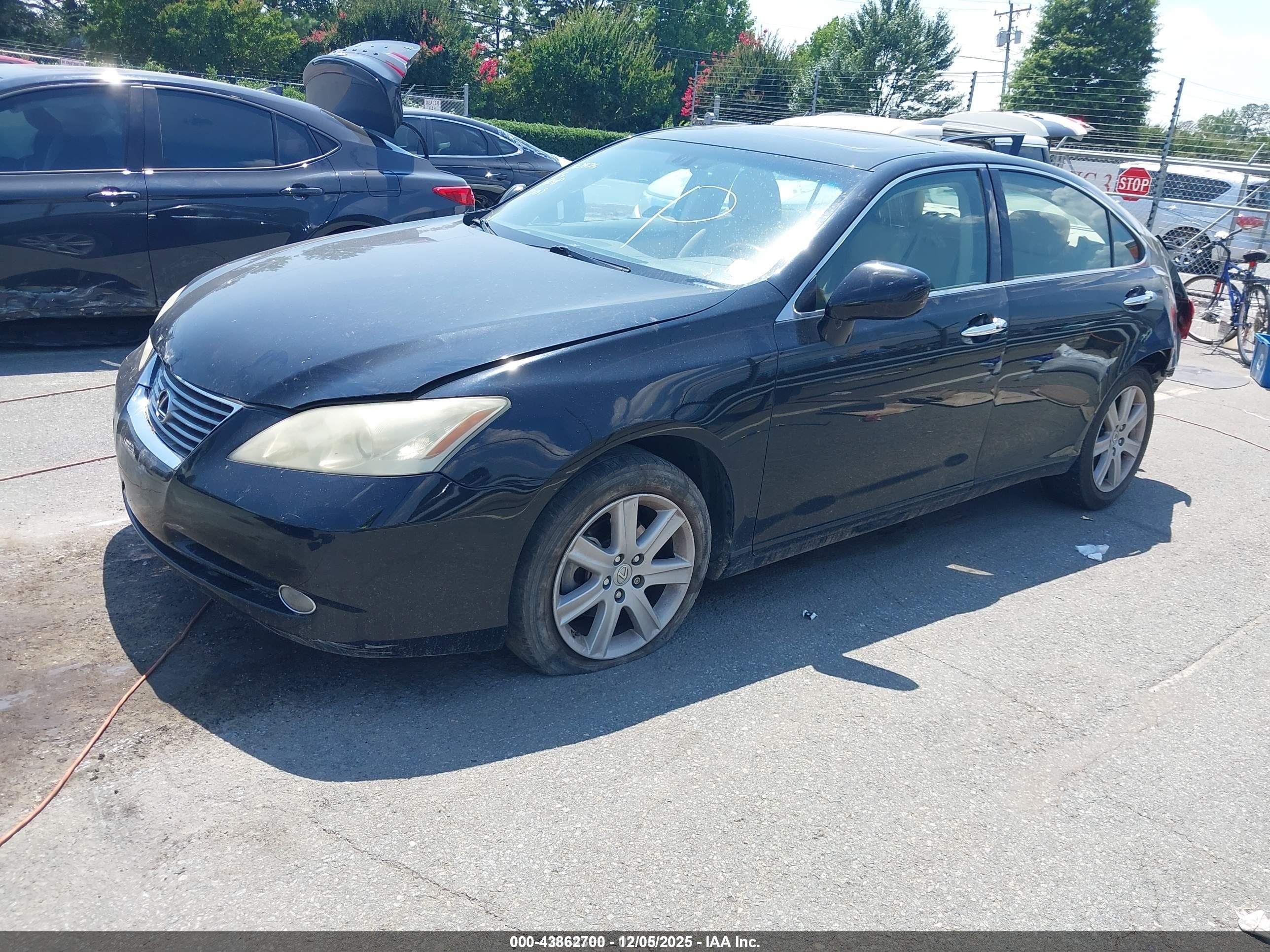 2007 Lexus Es 350   Black vin: JTHBJ46G972126209