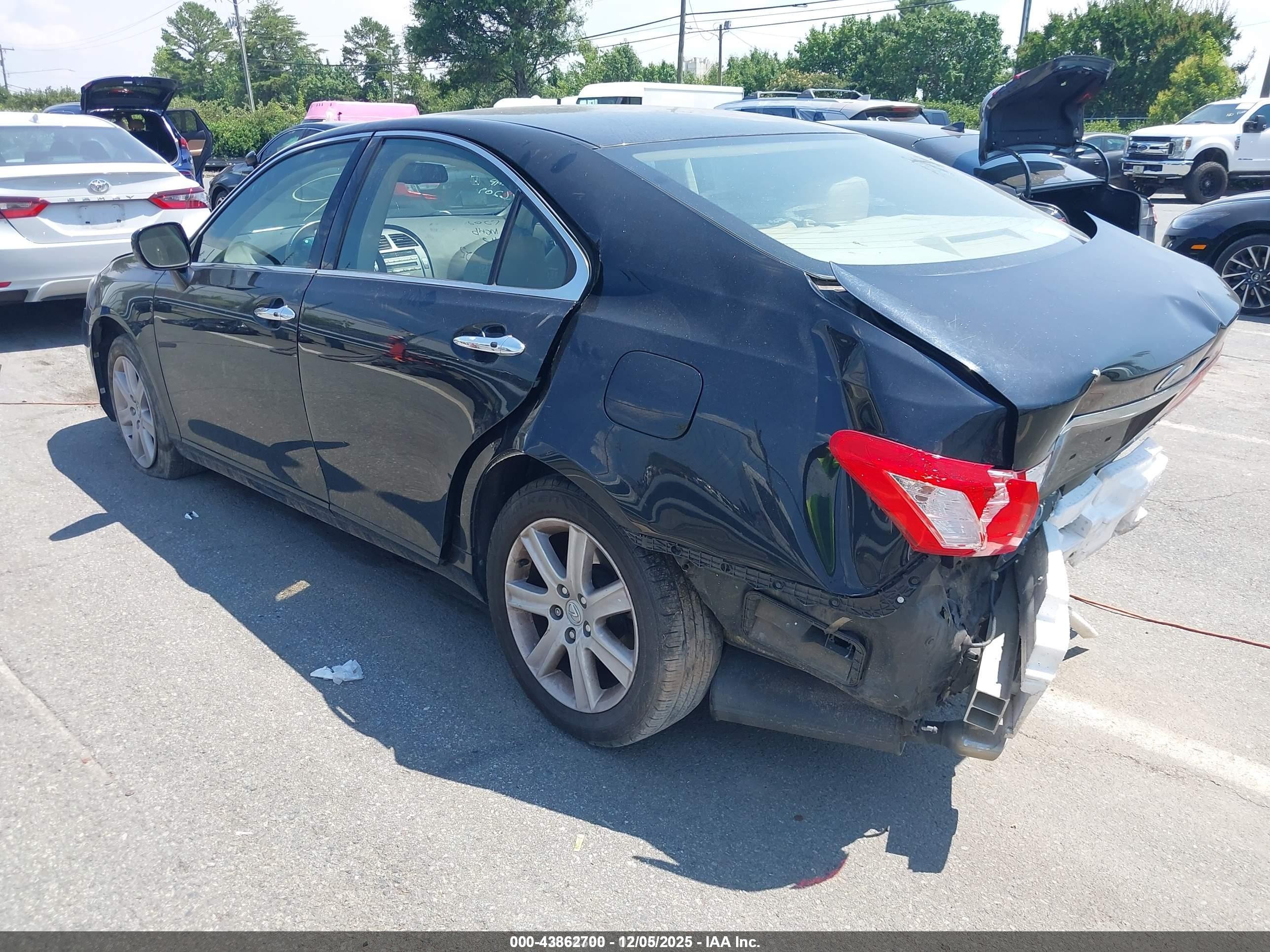 2007 Lexus Es 350   Black vin: JTHBJ46G972126209